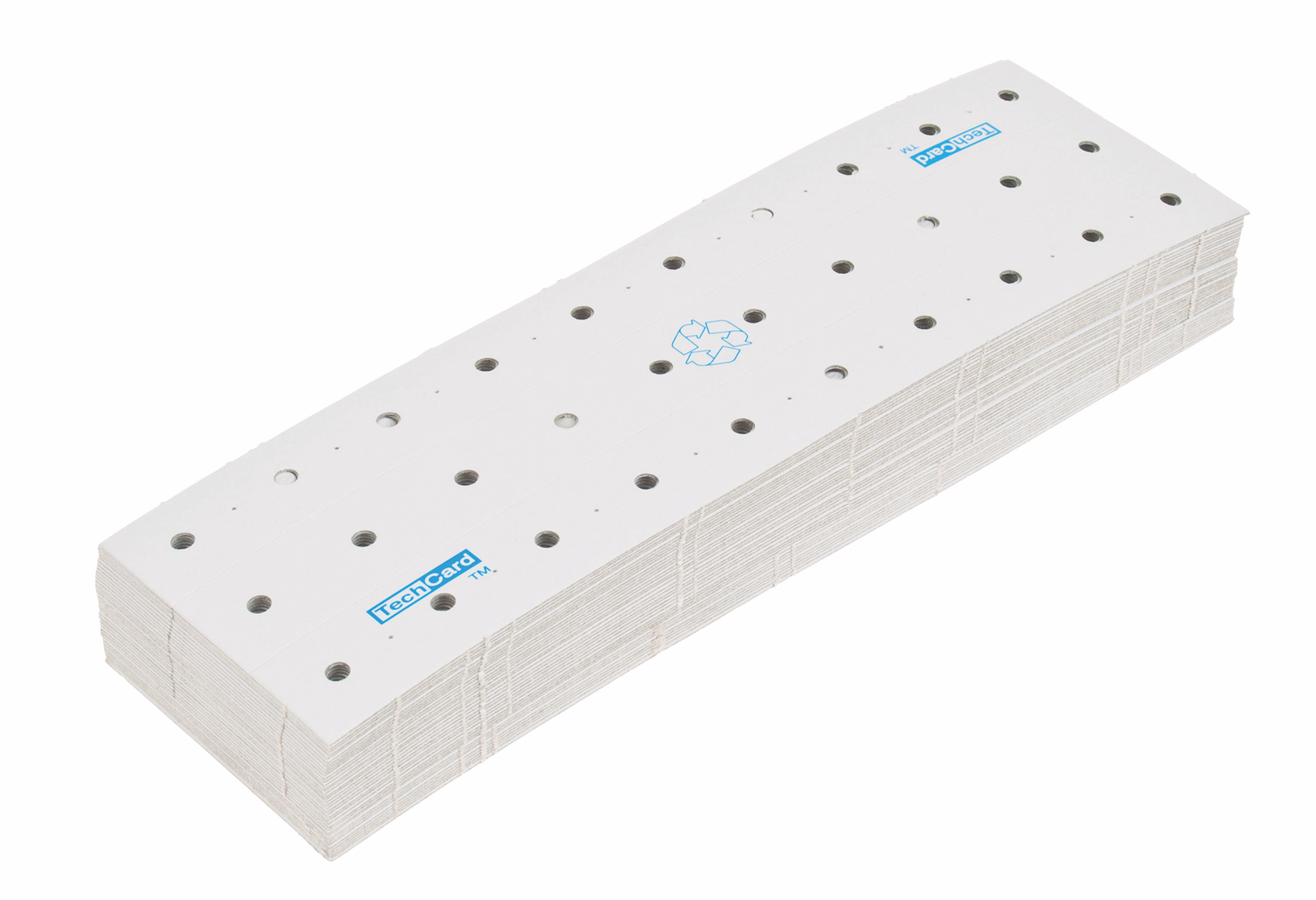 TechCard Streifen 3x10 Loch, 40 Stück