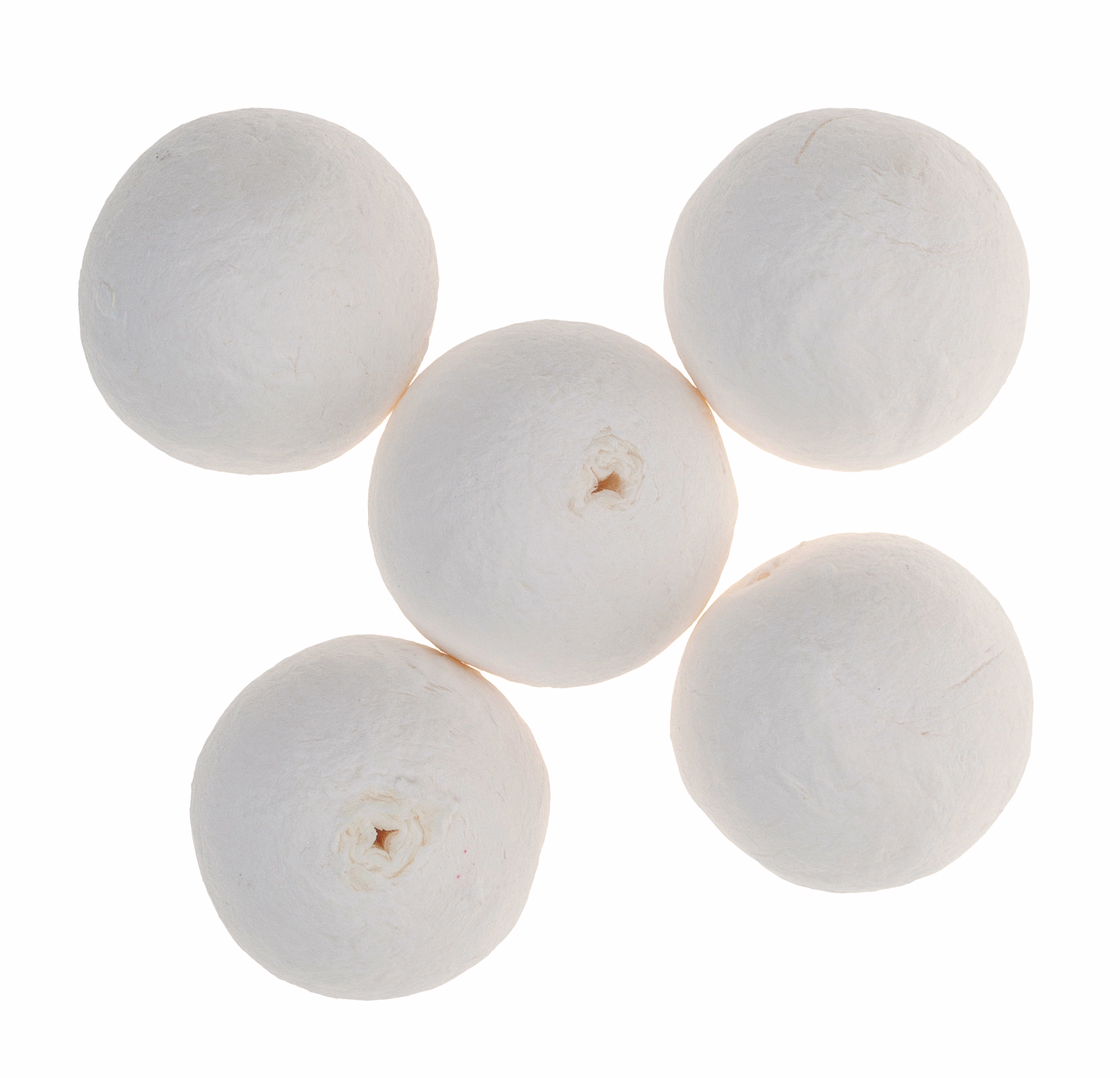Wattekugeln, 5 Stück (40 mm)