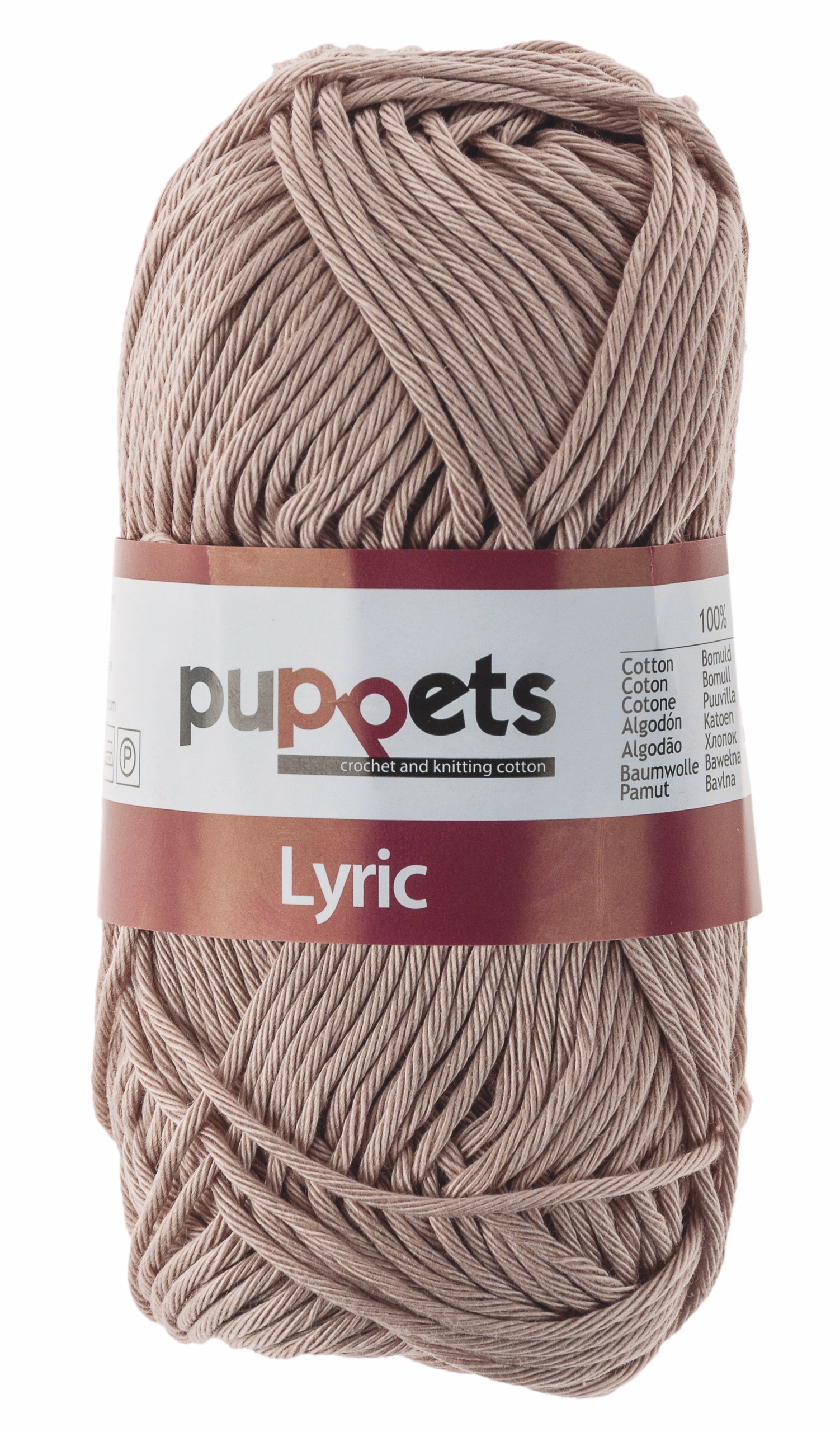 Handarbeitsgarn Lyric, bast (70m/50 g)