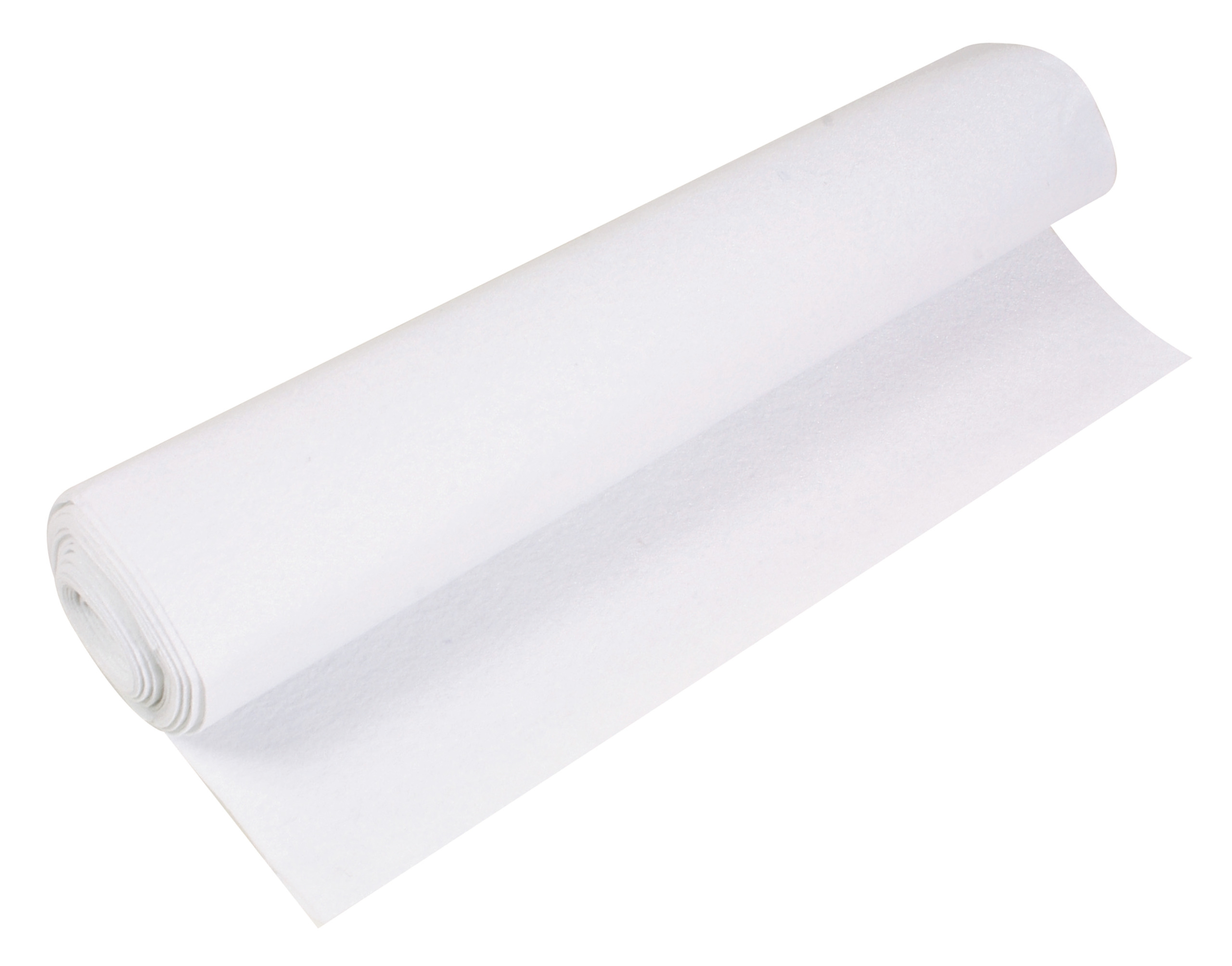 Bastelfilz, weiß (1,5 mm, 45 cm x 5 m)