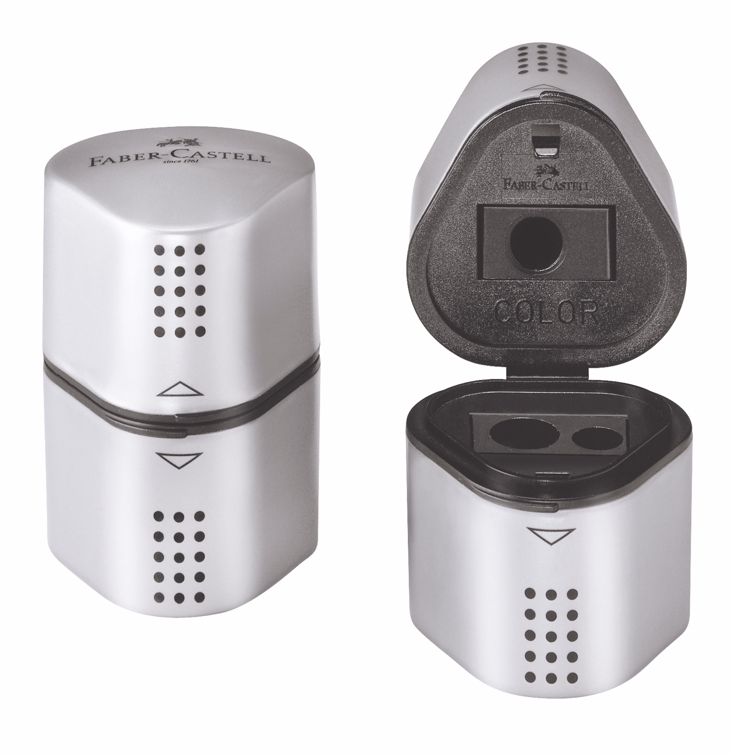 FABER-CASTELL Spitzerdose Grip 3-fach