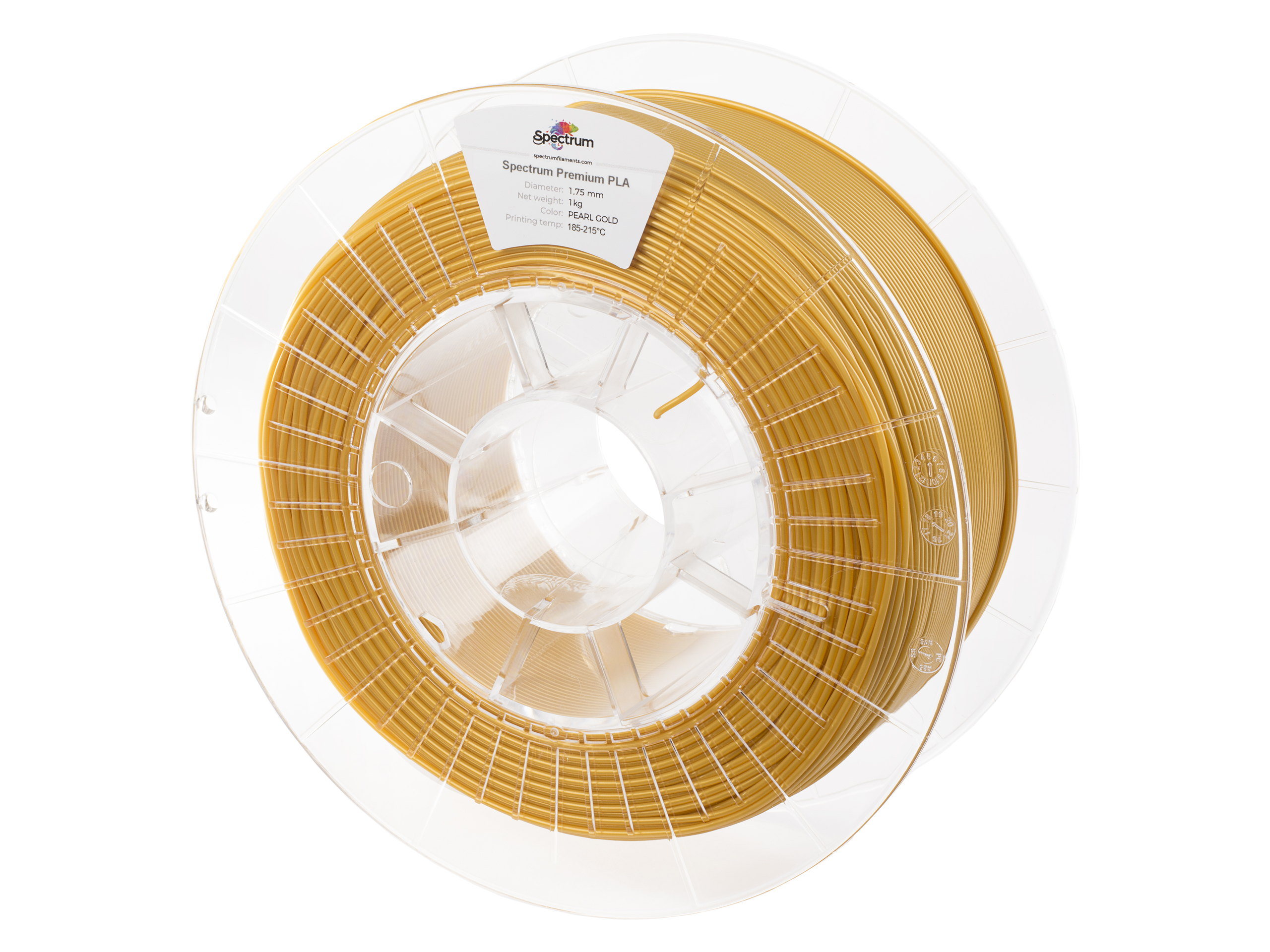 Spectrum PLA-Filament Premium, 1kg Pearl Gold (1,75mm)