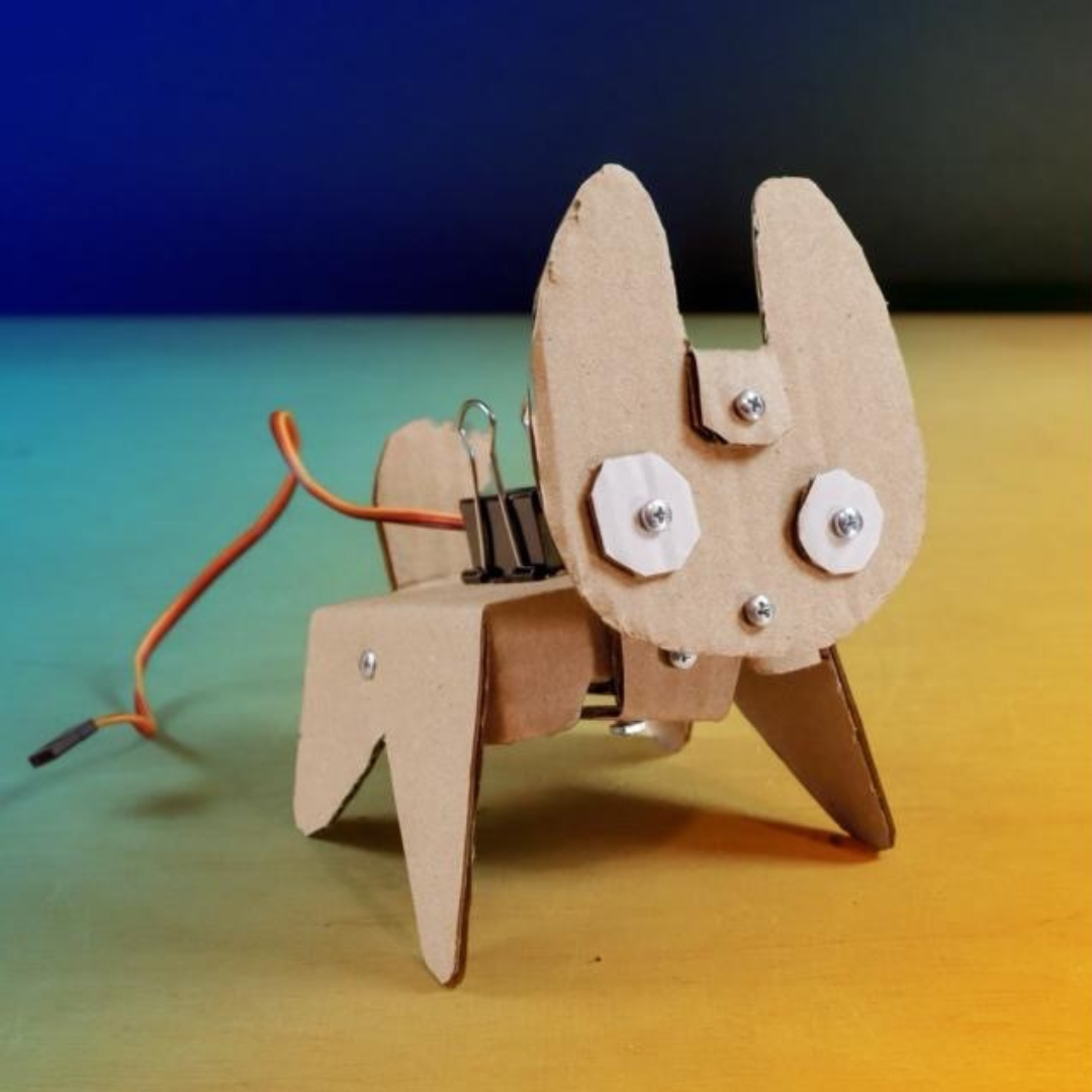 Kit robot di cartone Doggo/Unicorno pretagliato