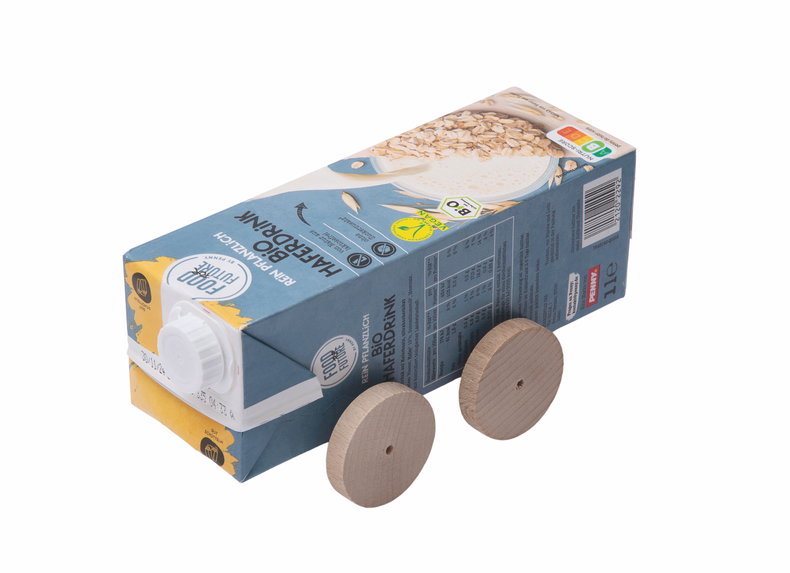 Tüftelset Milchtütenauto, Material für 10 Autos