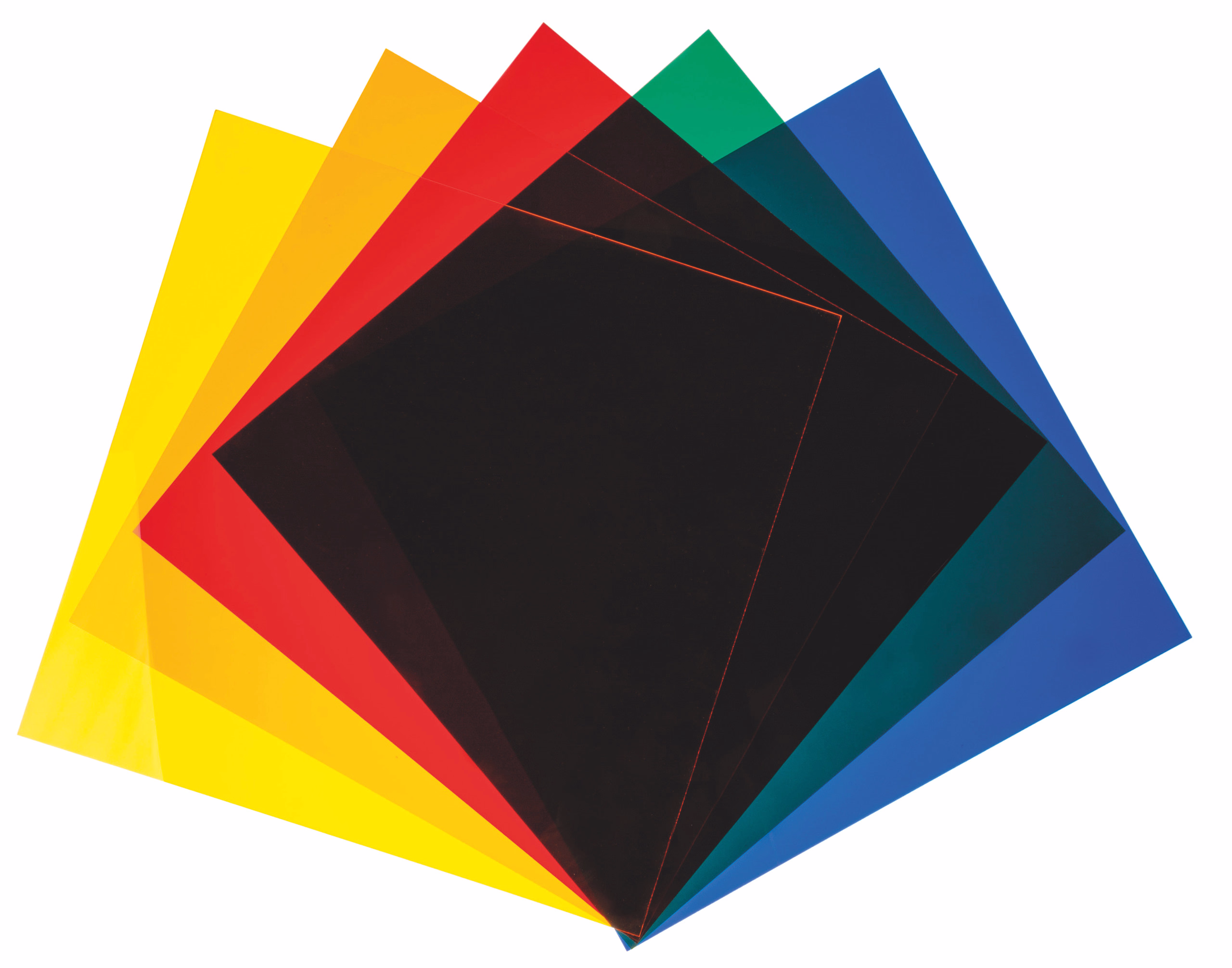 Vetro acrilico colorato trasp.,500x500x3 verde