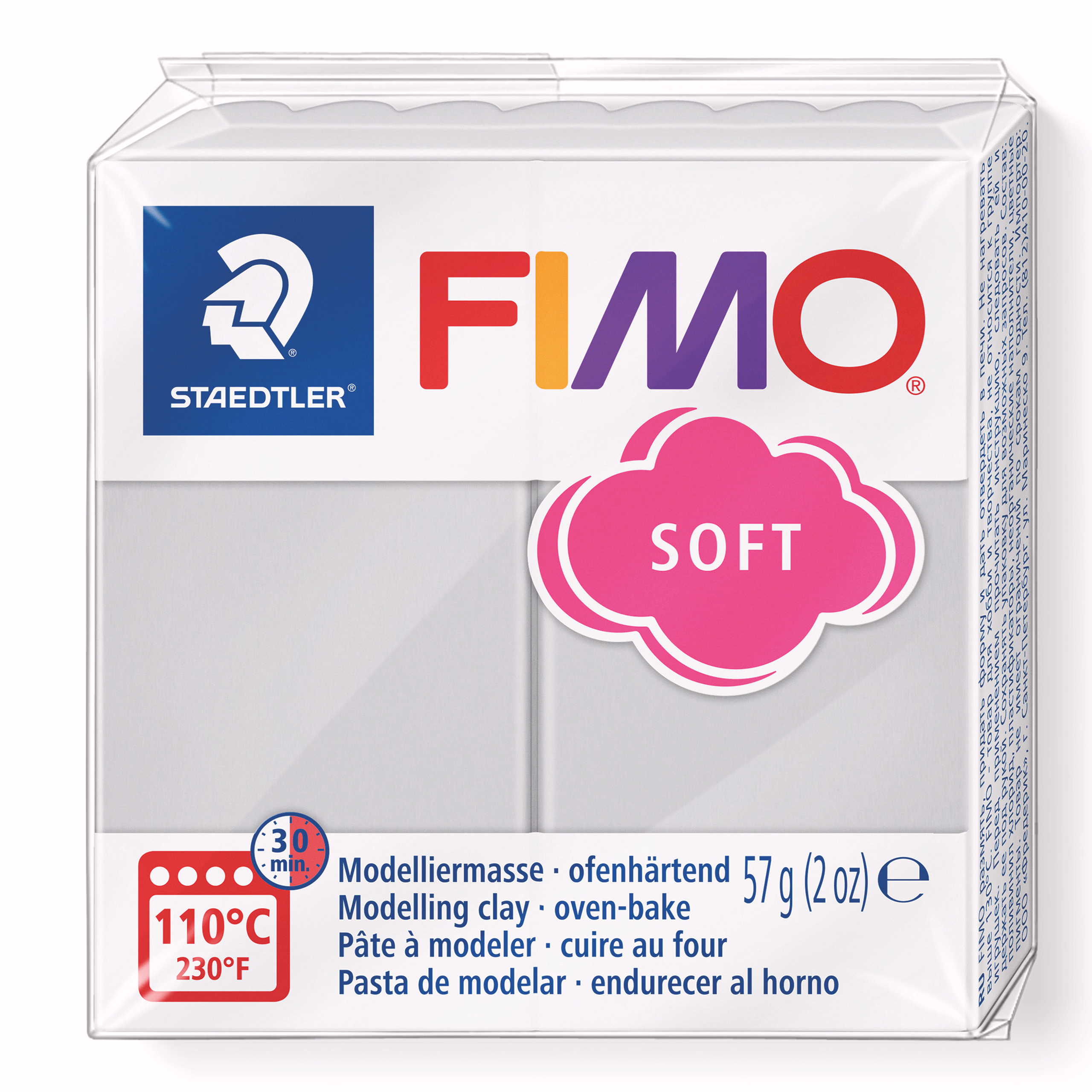 Fimo soft Modelliermasse, 57 g delphingrau
