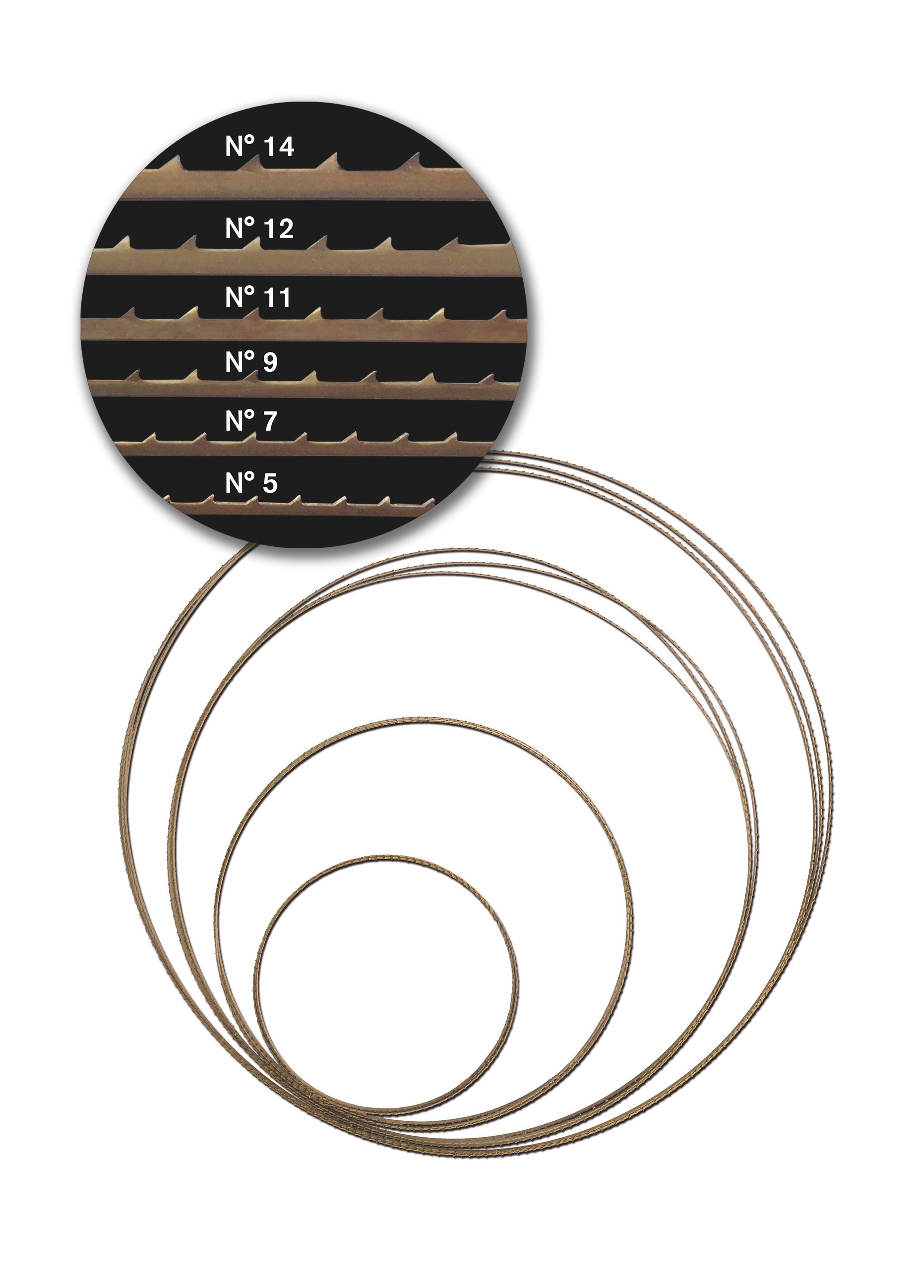 Pégas® Dekupier-Sägeband für Bandsäge SRP 10 CE-Dual Gr. 9