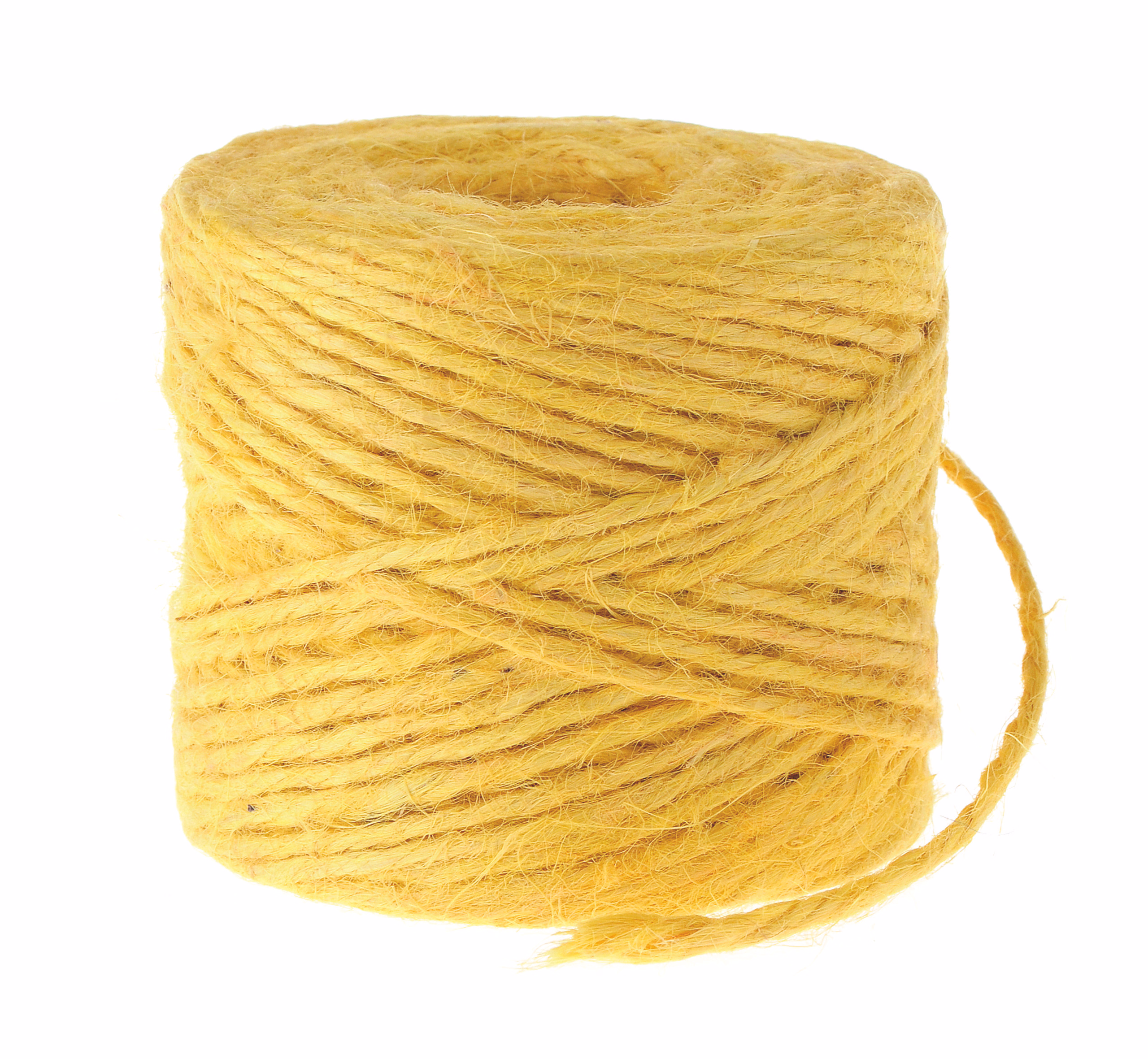 Jutegarn (3,5 mm), 55-60 m/200 g gelb