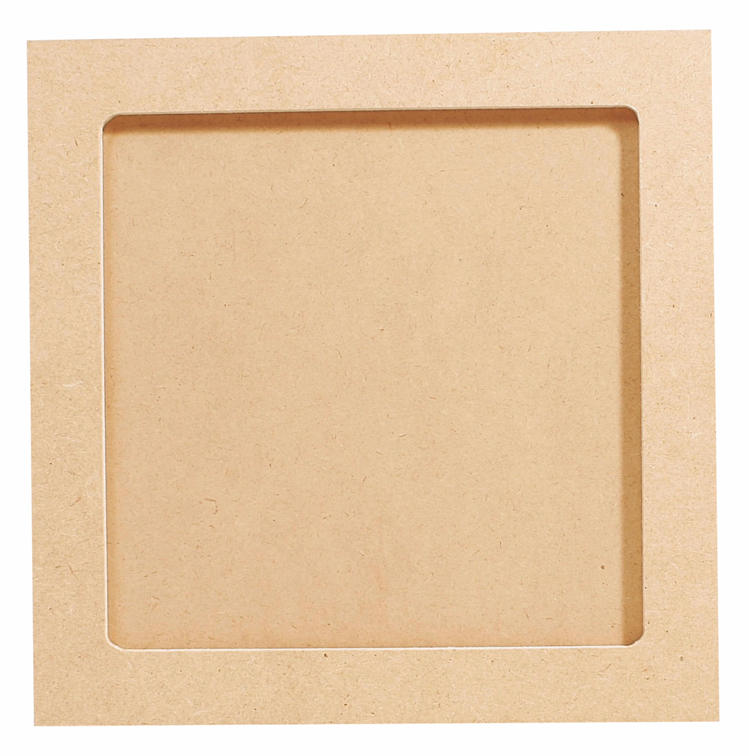 Holz Rahmen-Untersetzer, 2-tlg. Quadrat (20x20 cm)