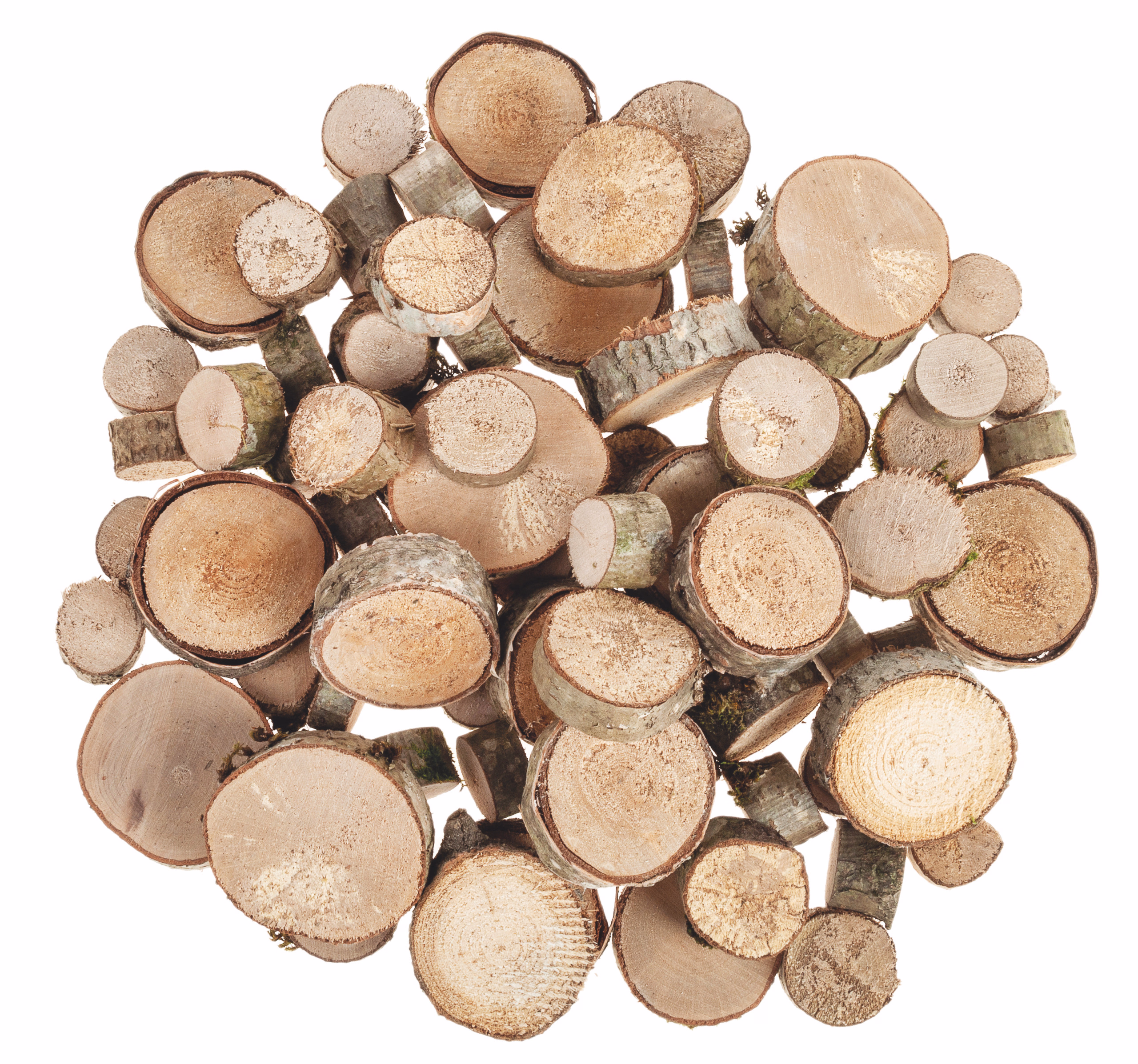 Holzscheiben, 2 kg (3-8 cm)