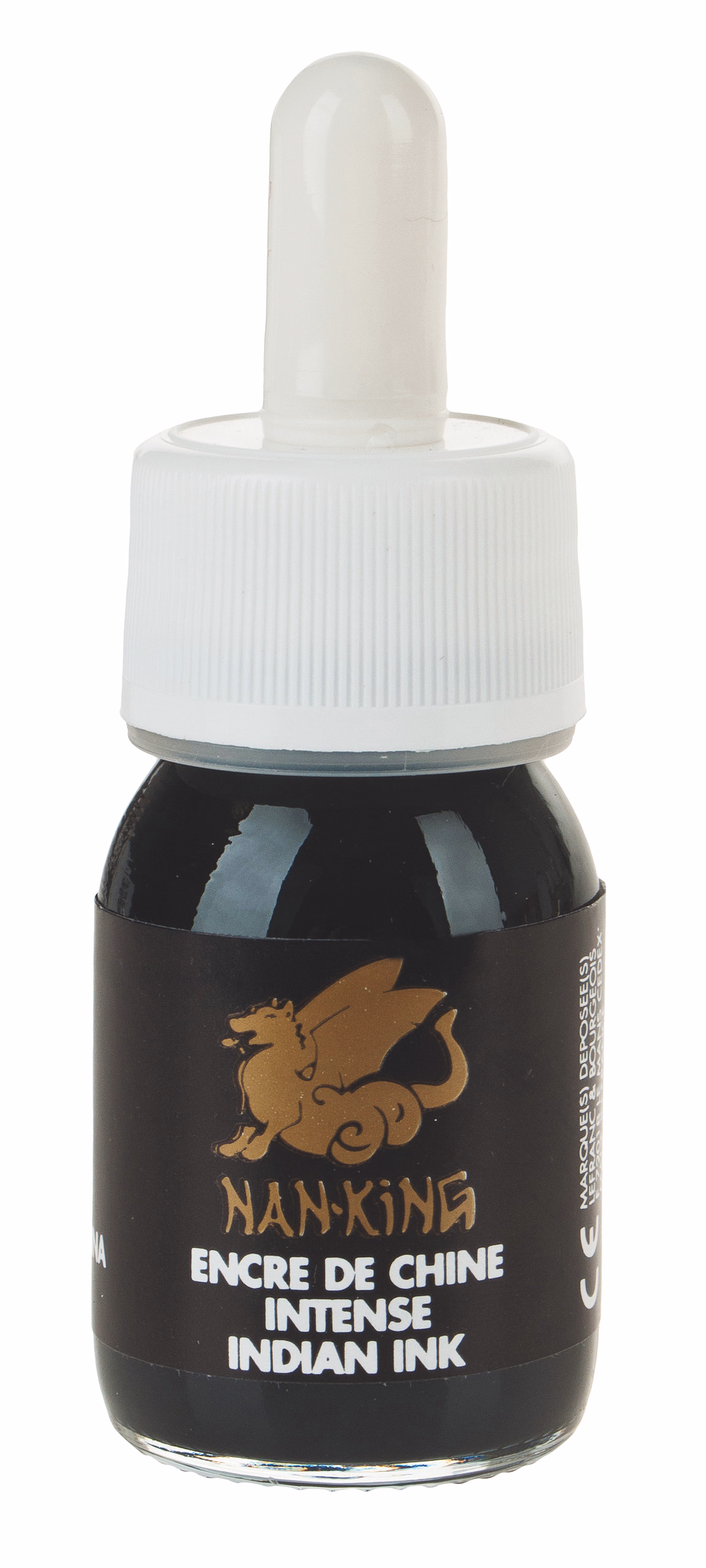 Encre de Chine noire Nan King, 30 ml