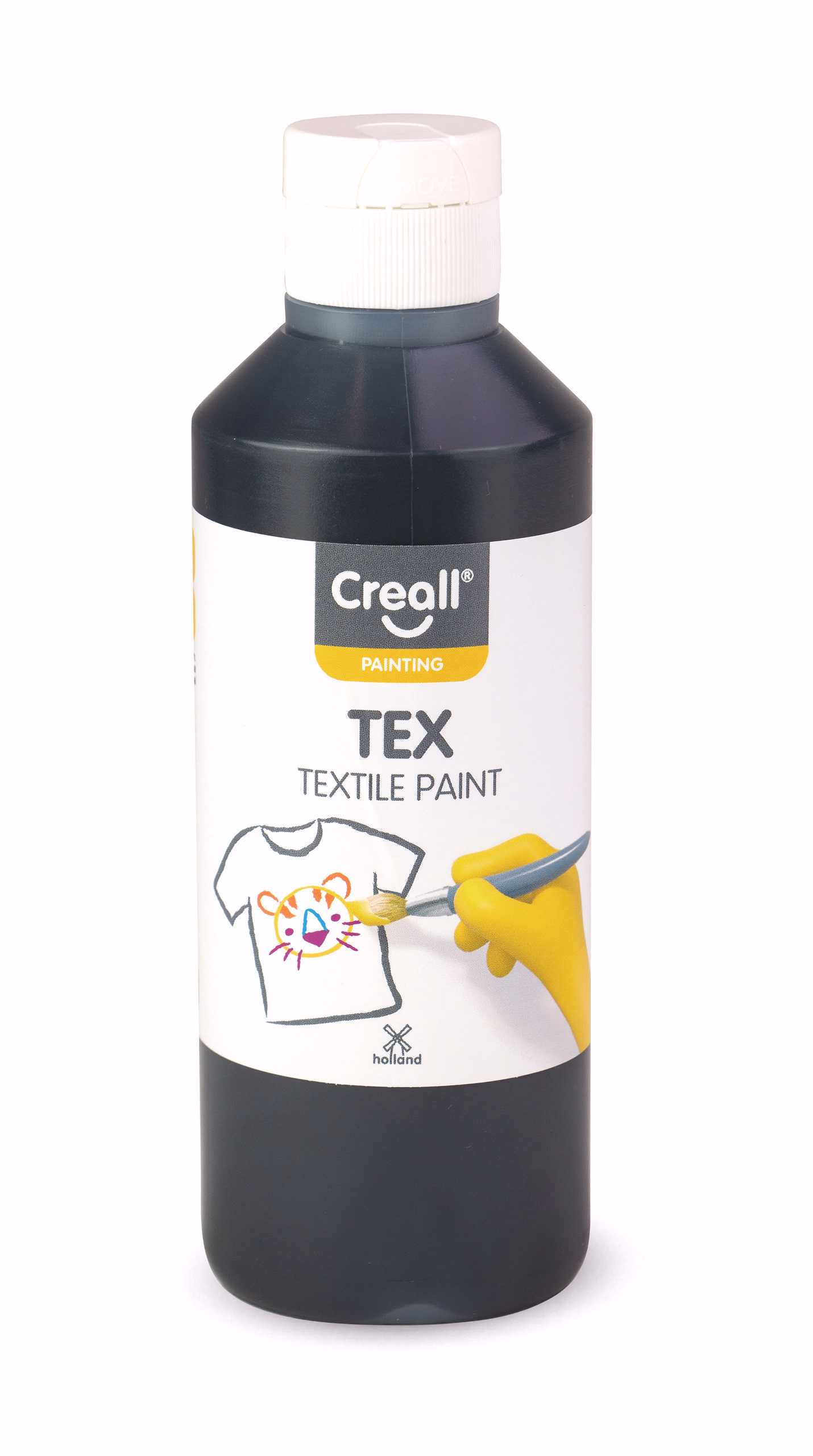 Stoffmalfarbe Creall Tex, 250 ml schwarz