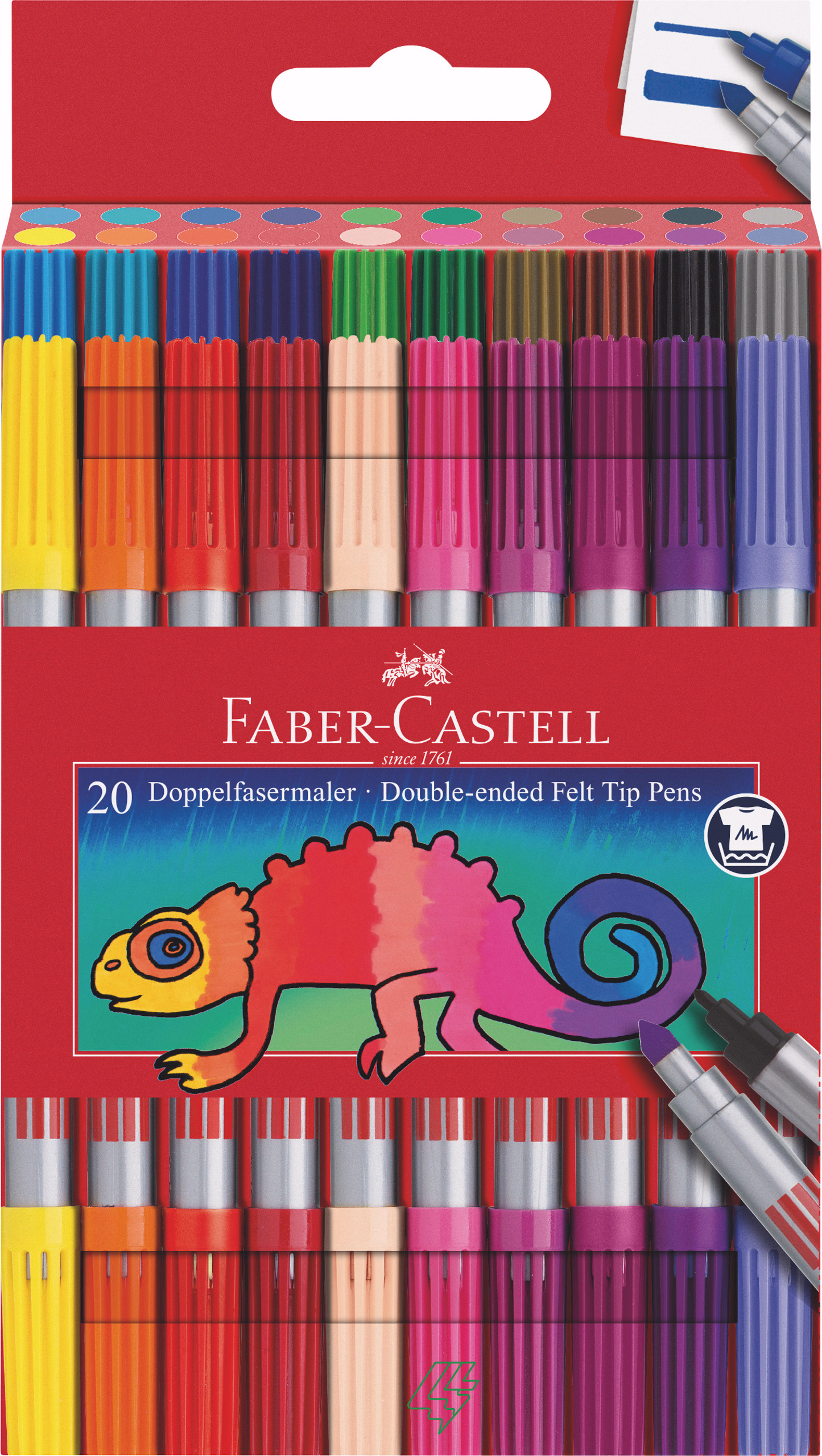 Feutres de couleur Faber-Castell, 20 ...,