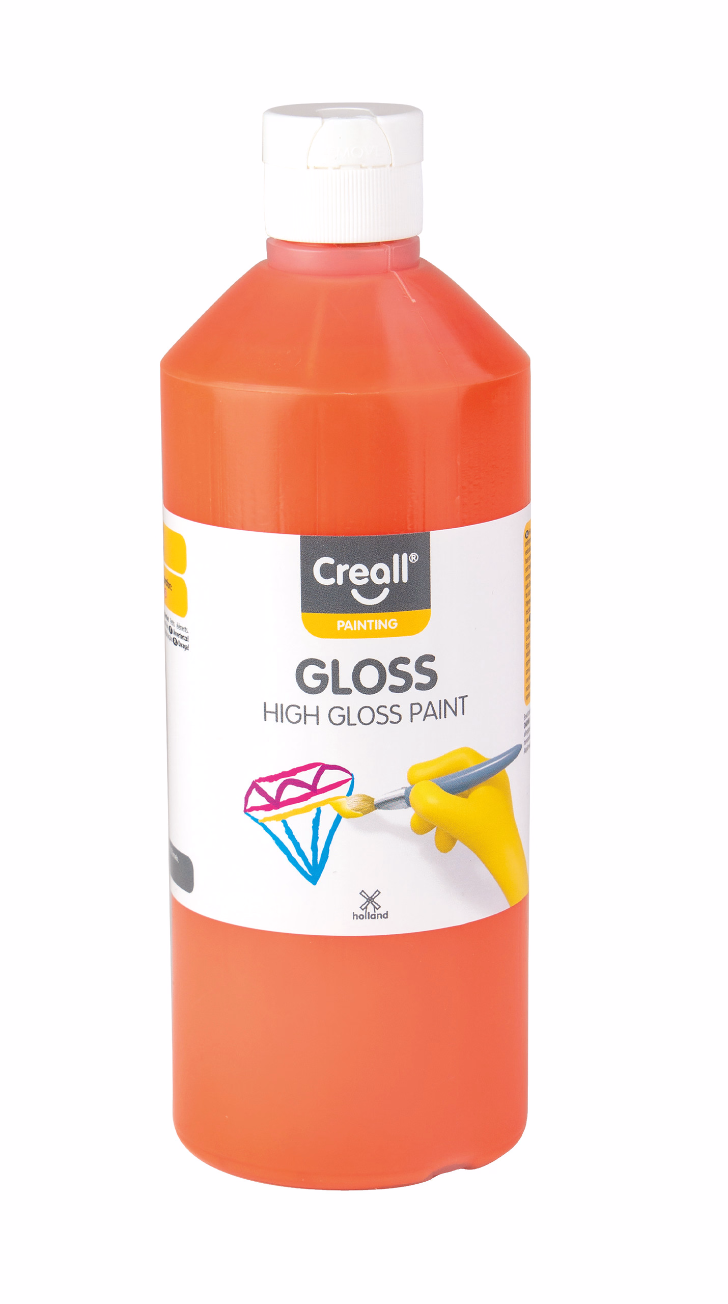 Creall Gloss Farbe, 500 ml orange