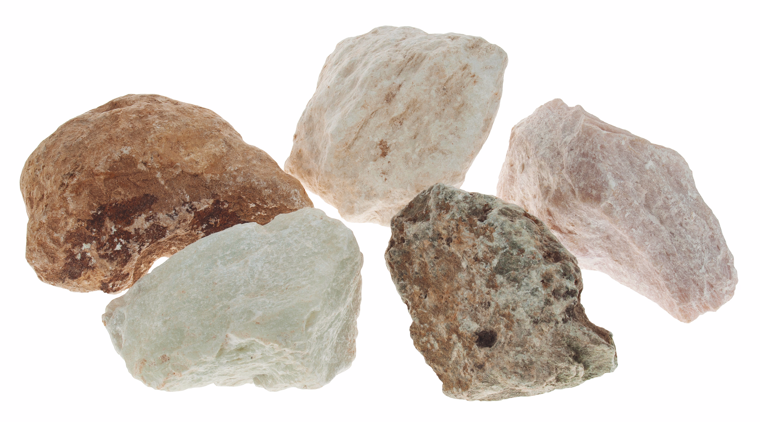 Specksteine 5 x 1 kg, farblich gemischt