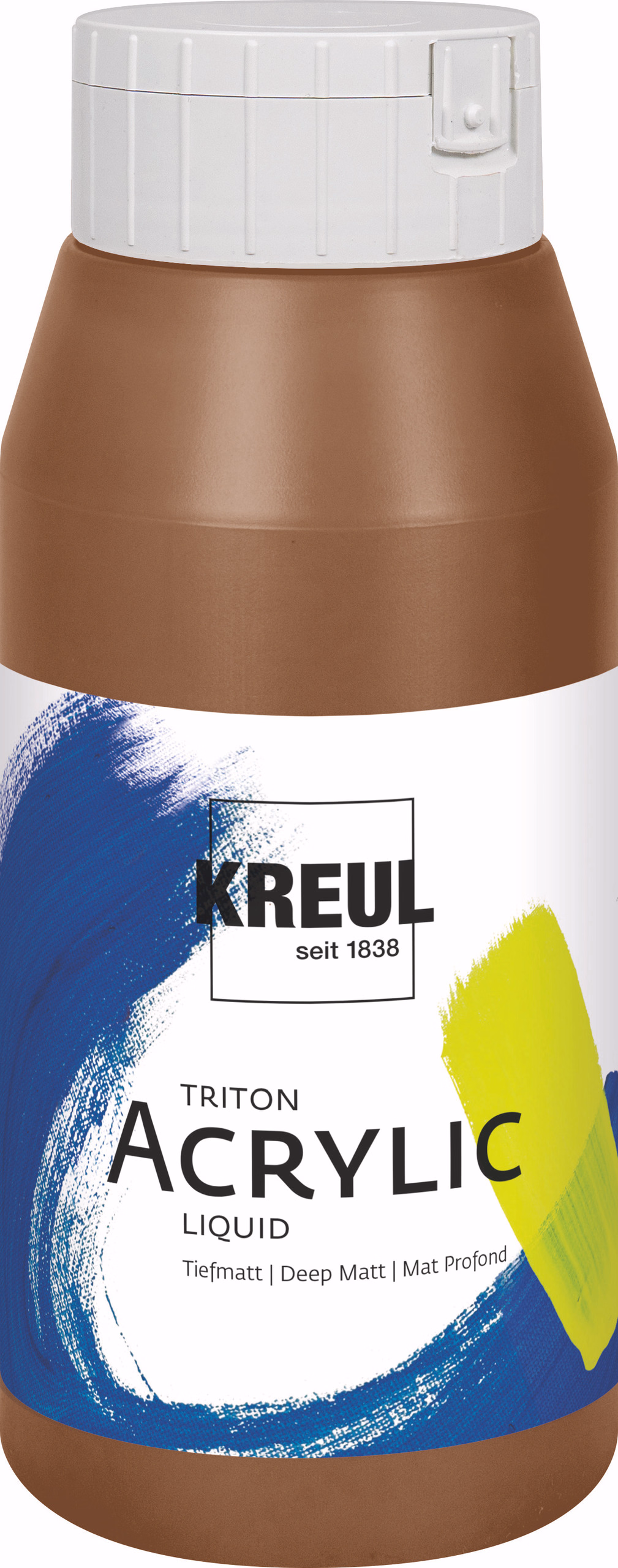 KREUL Triton Acrylic Liquid, 750 ml oxydbraun dunkel