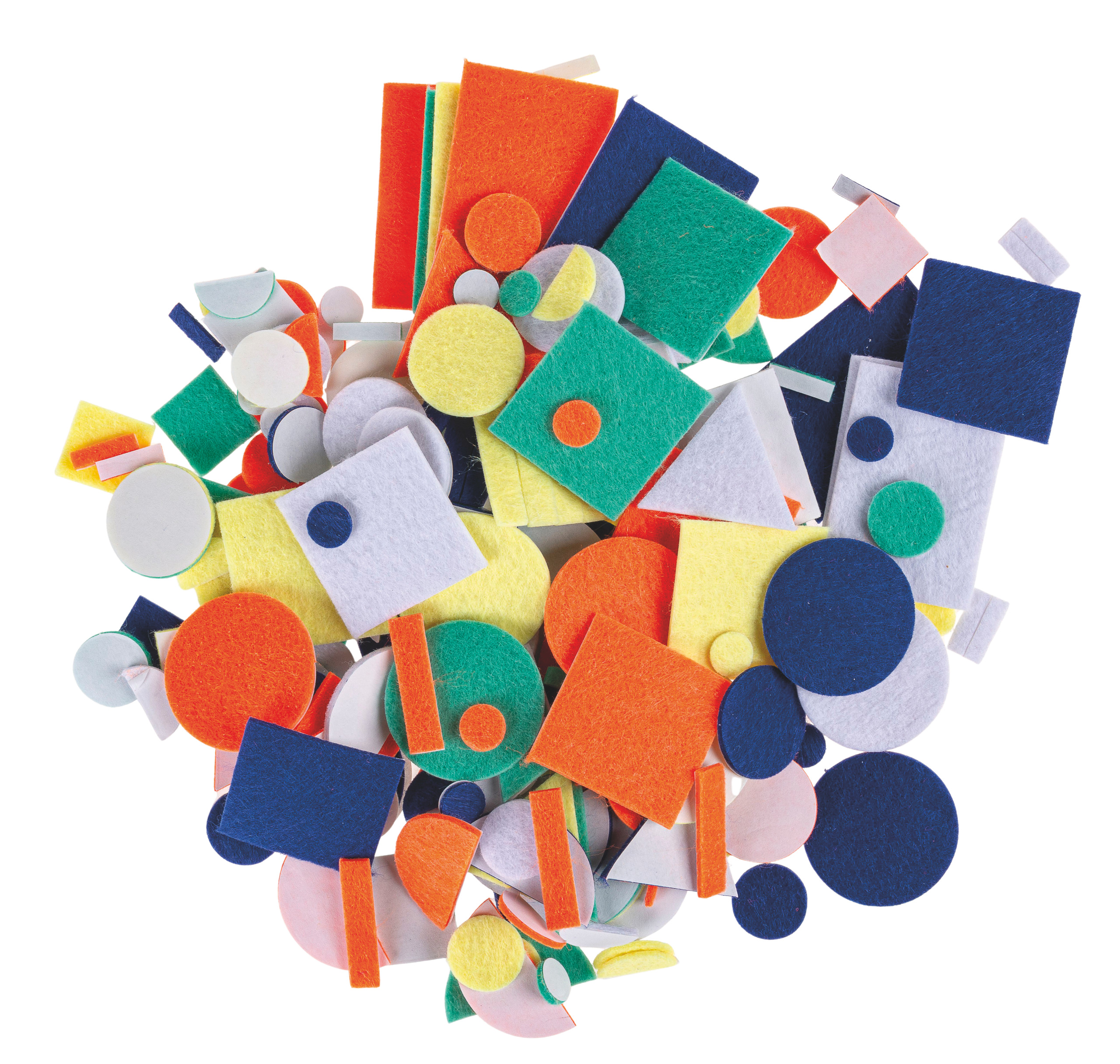 Vilten stickers - Geometrische vormen