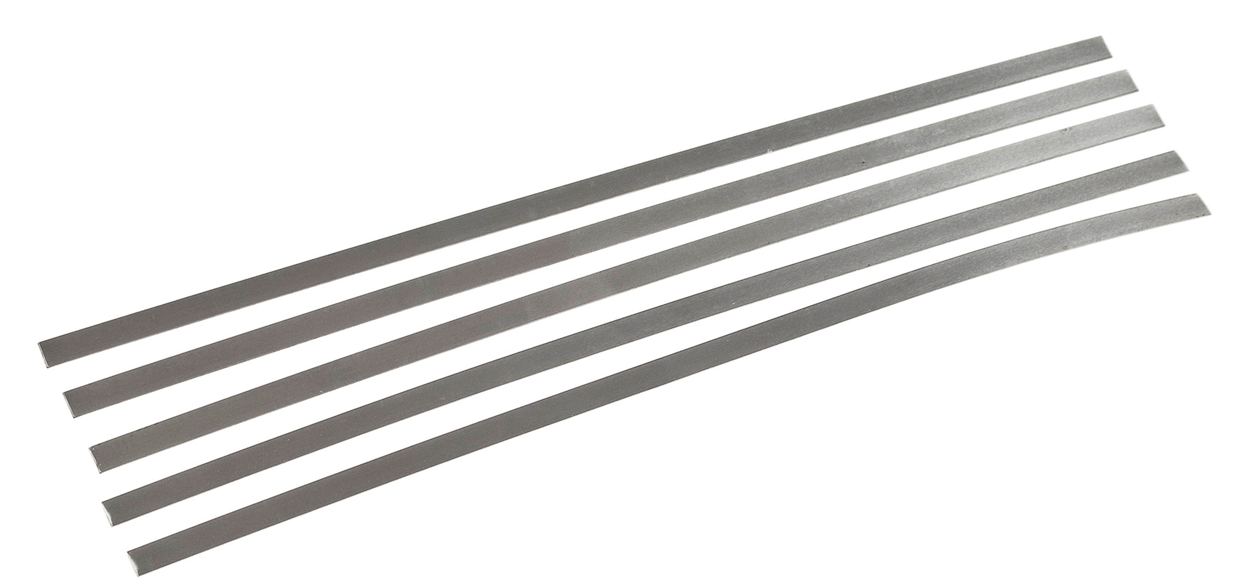 TAMIYA 70207 - U-Profil 3 x 3 mm, 5 Stück, Kunststoff, 400 mm, weiß