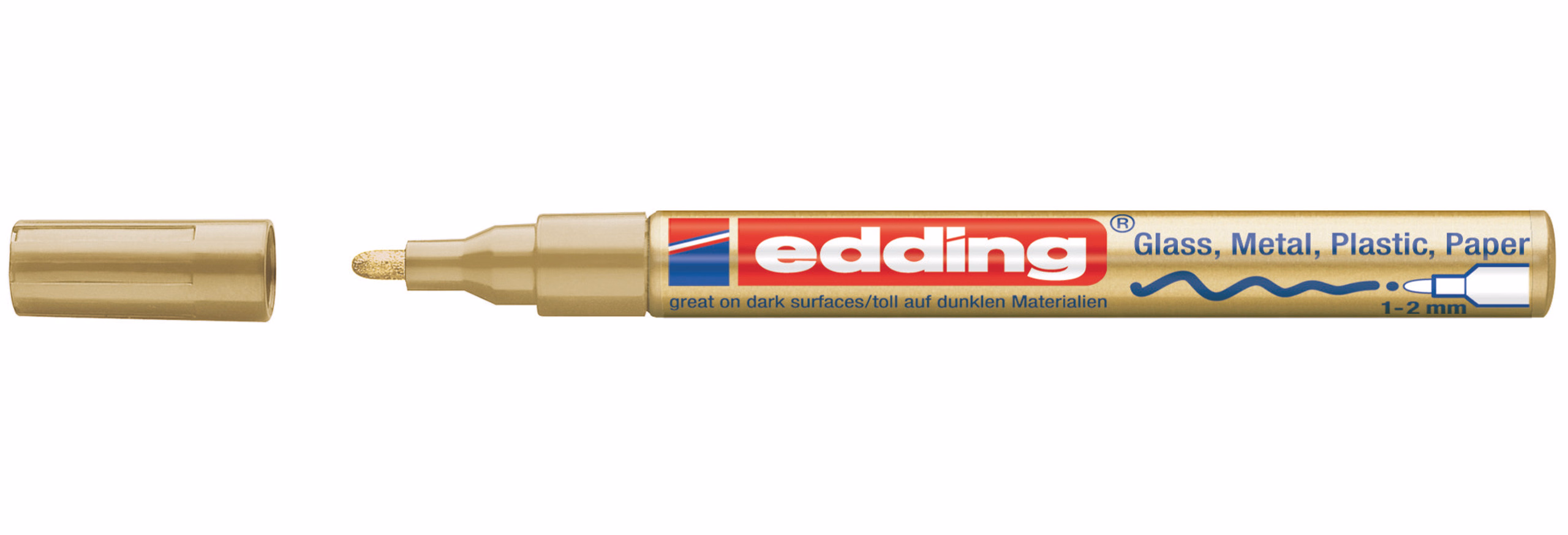 edding 751 Lackmarker, gold (1-2 mm)