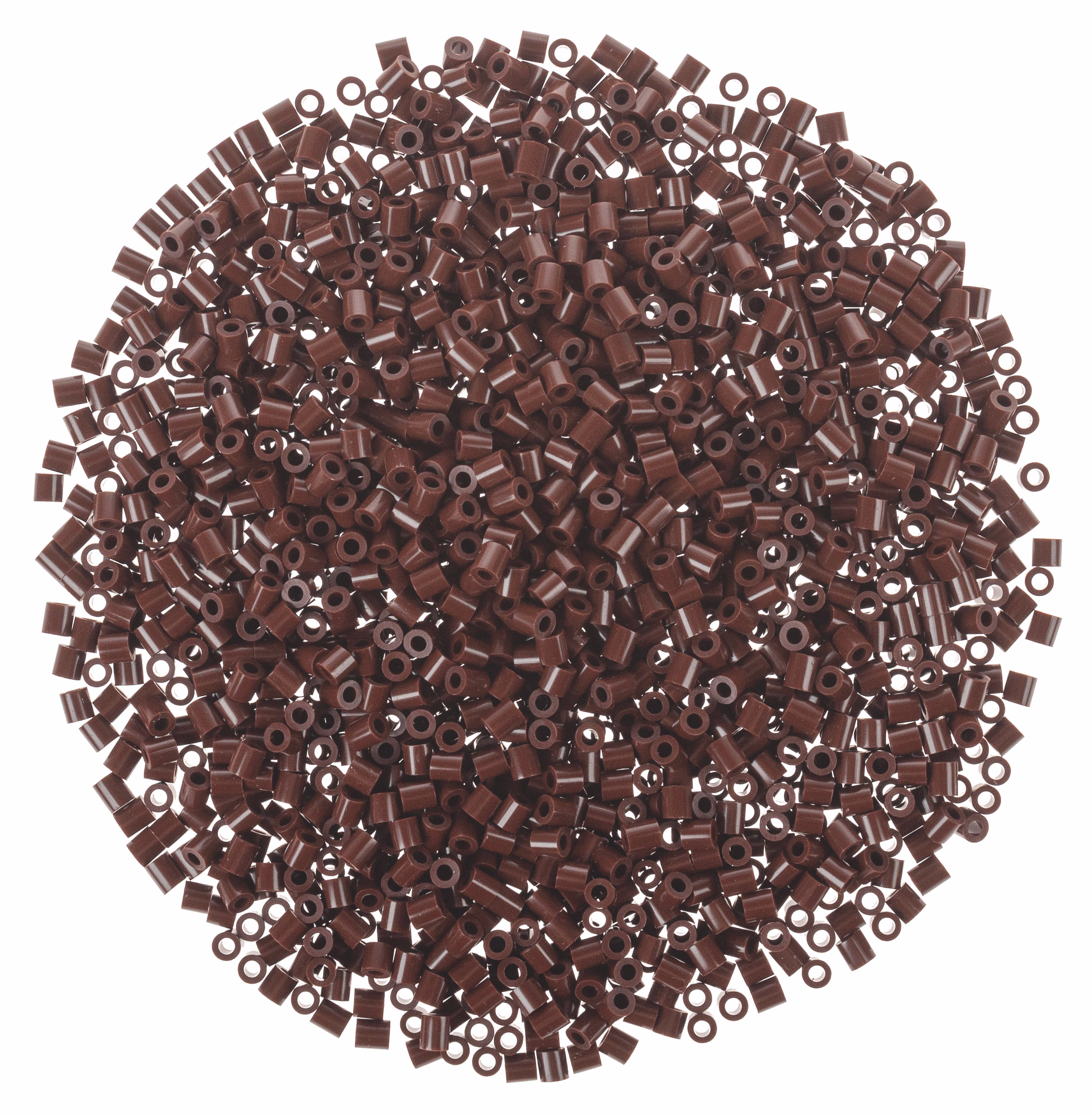 Bügelperlen, 6000 Stück braun