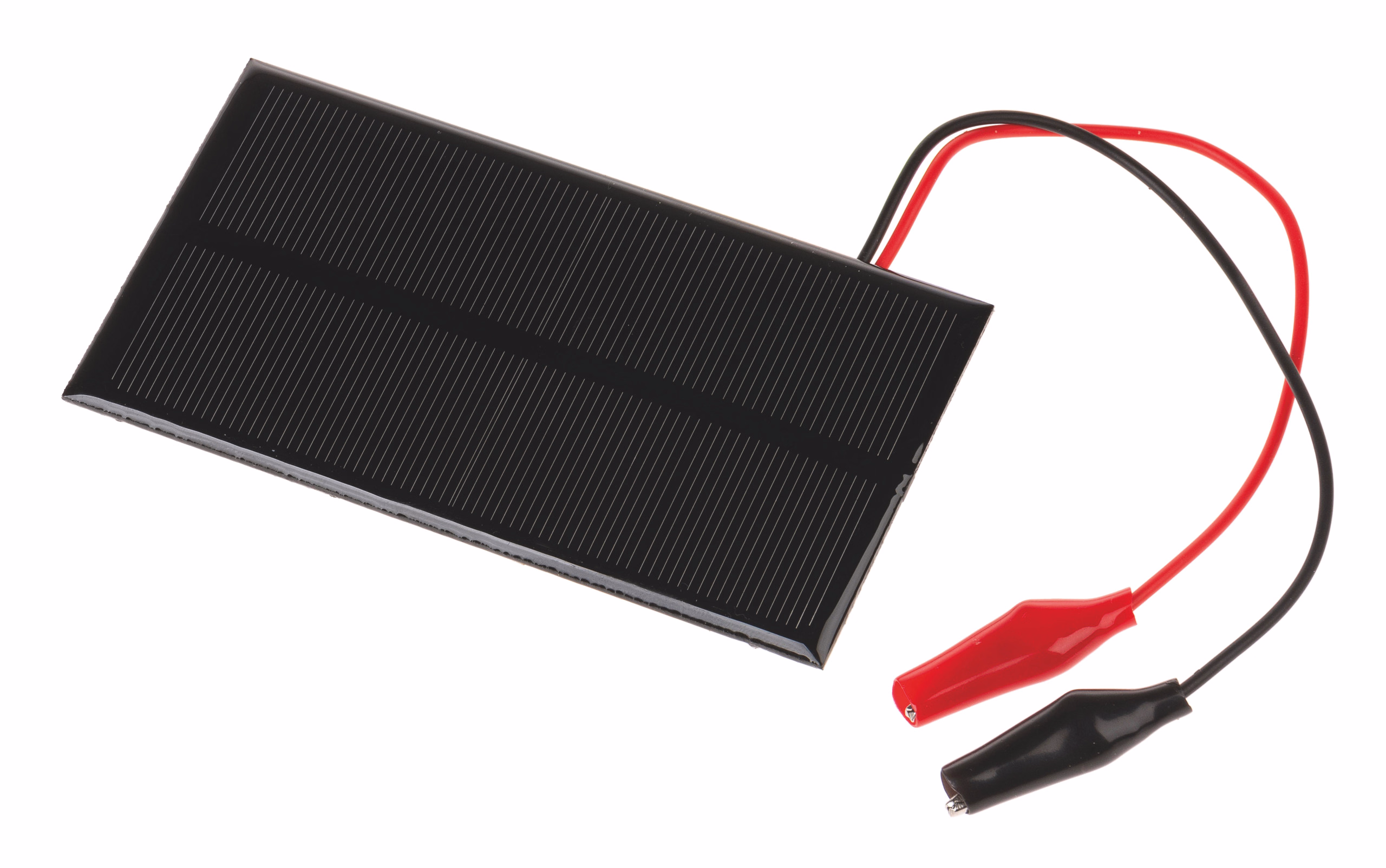 Panneau solaire avec pinces crocodile, 5 V - 150 m