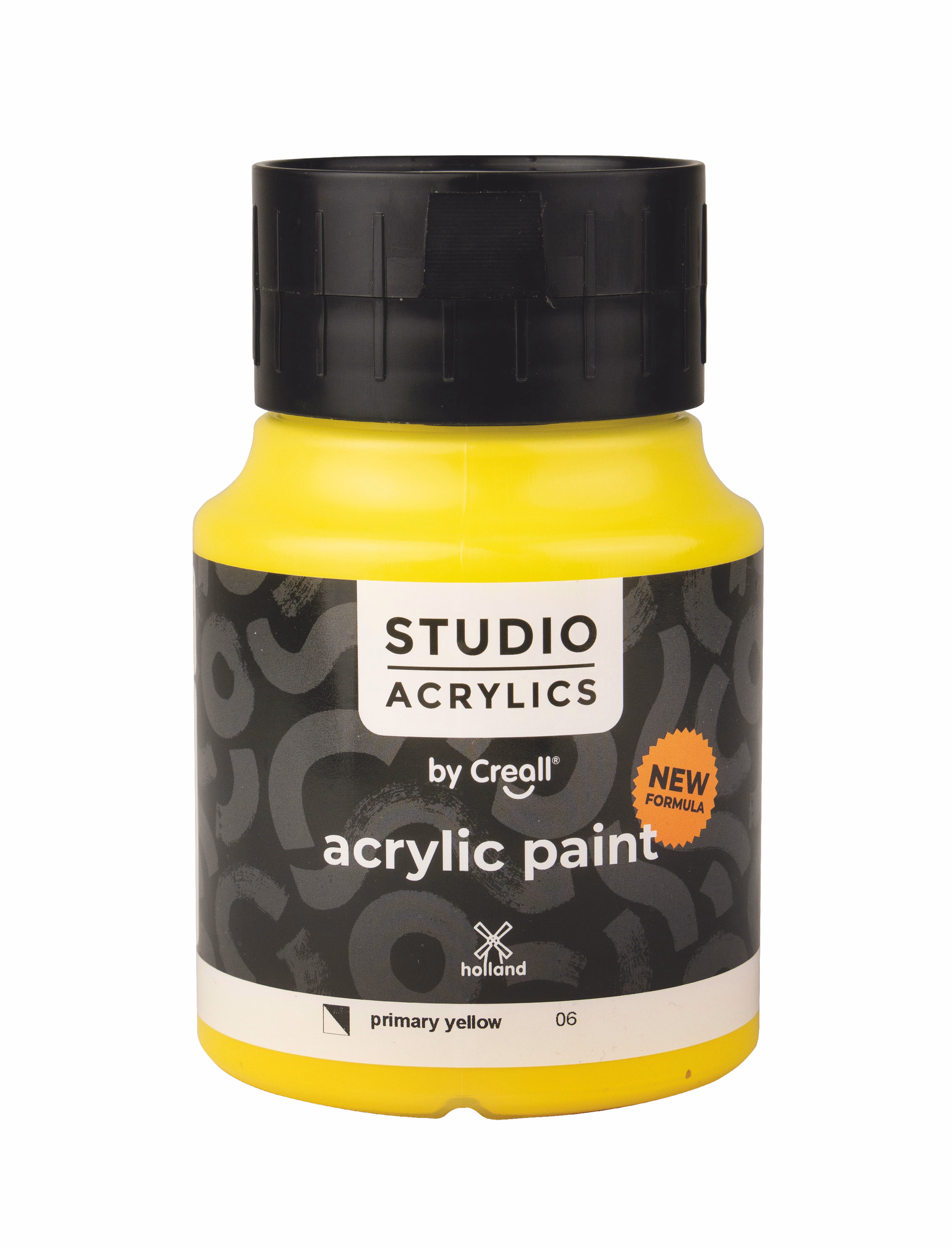 Creall Studio Acrylfarbe, 500 ml primärgelb