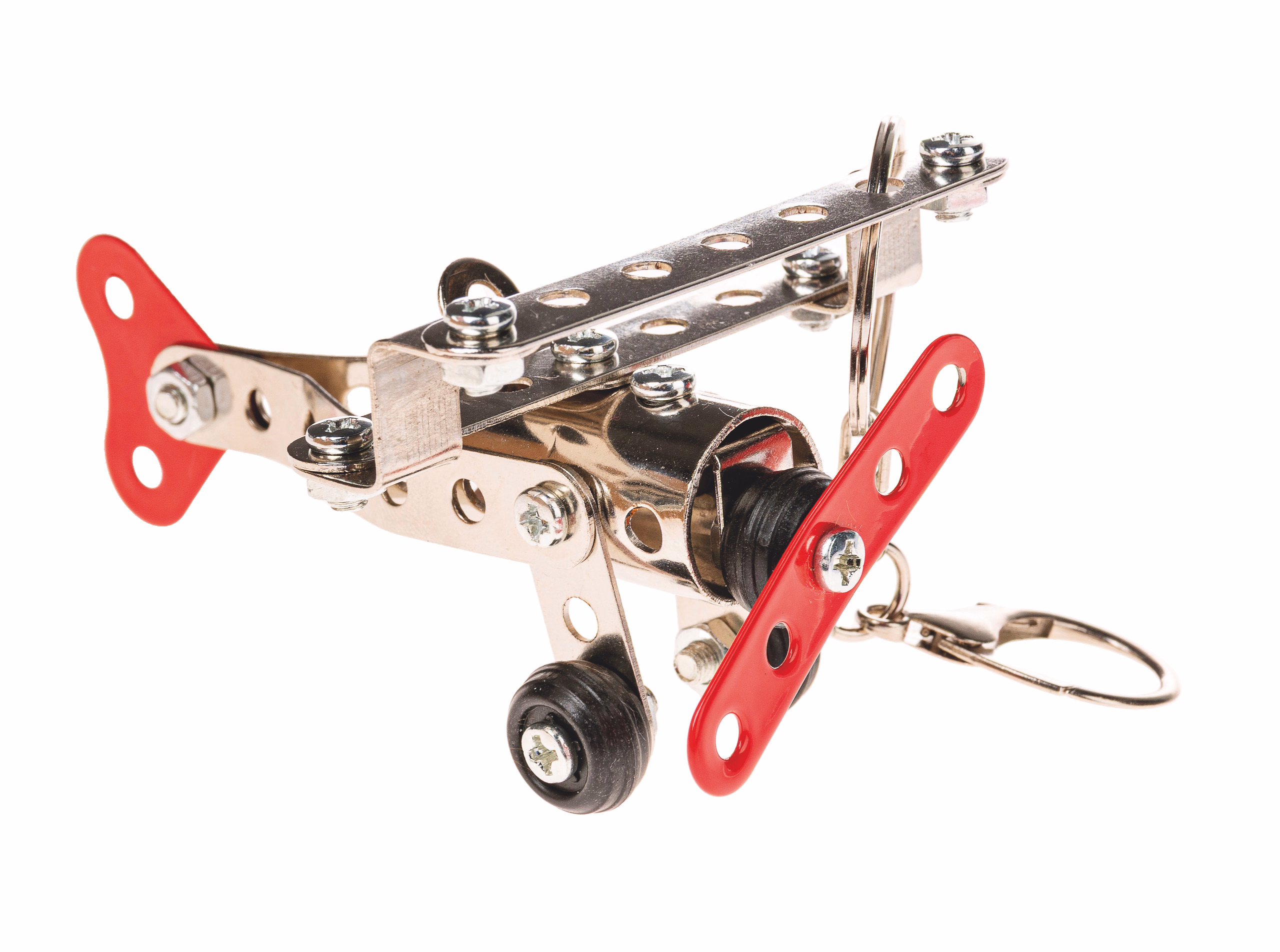 Metallbausatz Schlüsselanhänger Flugzeug