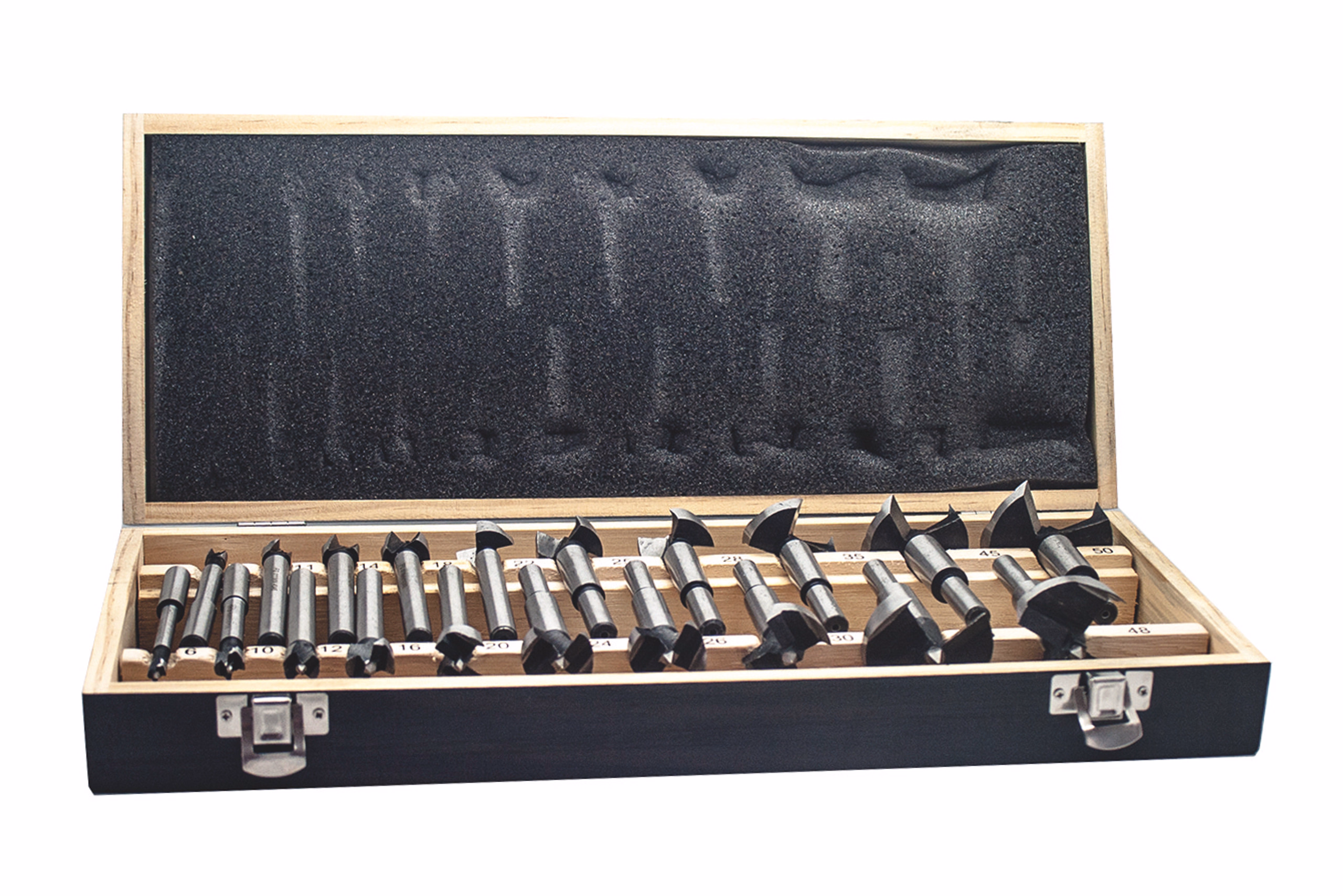 Forstnerbohrer-Satz Karbonstahl c45,20-tlg.6-50 mm