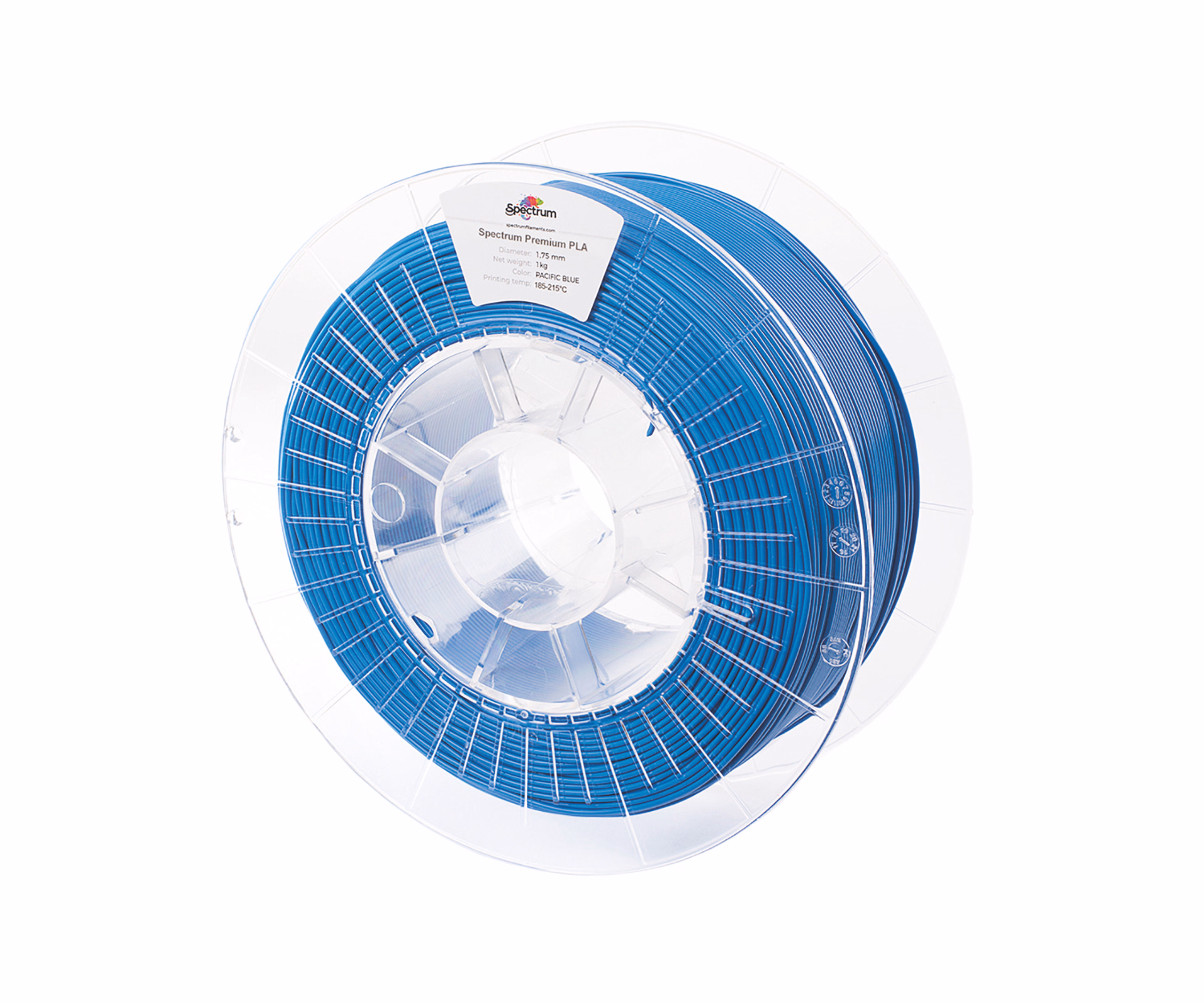 Filamento Spectrum PLA Premium, 1 kg Blu Pacifico (1,75 mm)