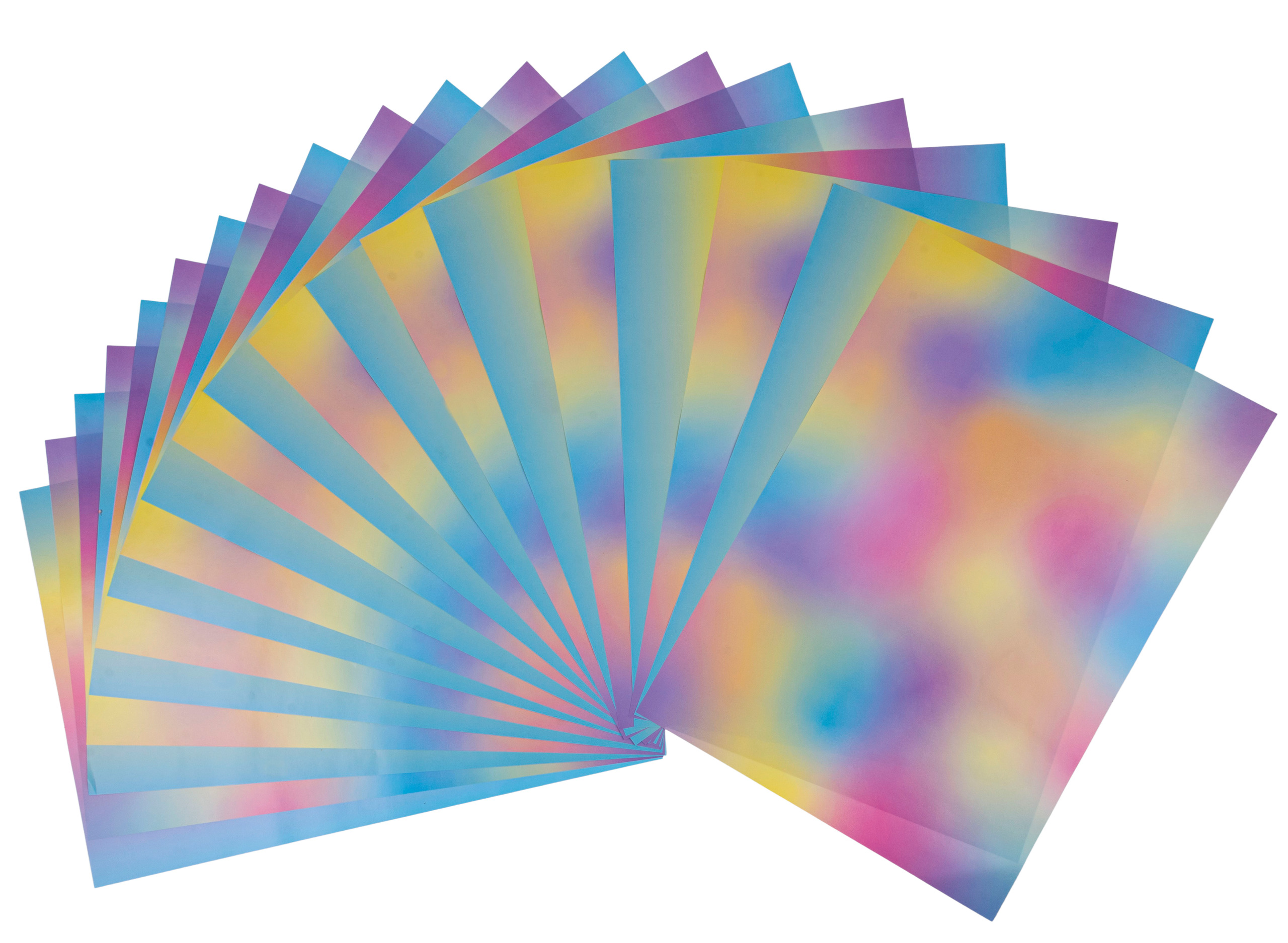 Glanzpapier Rainbow, 35 x 50 cm, 20 Bogen