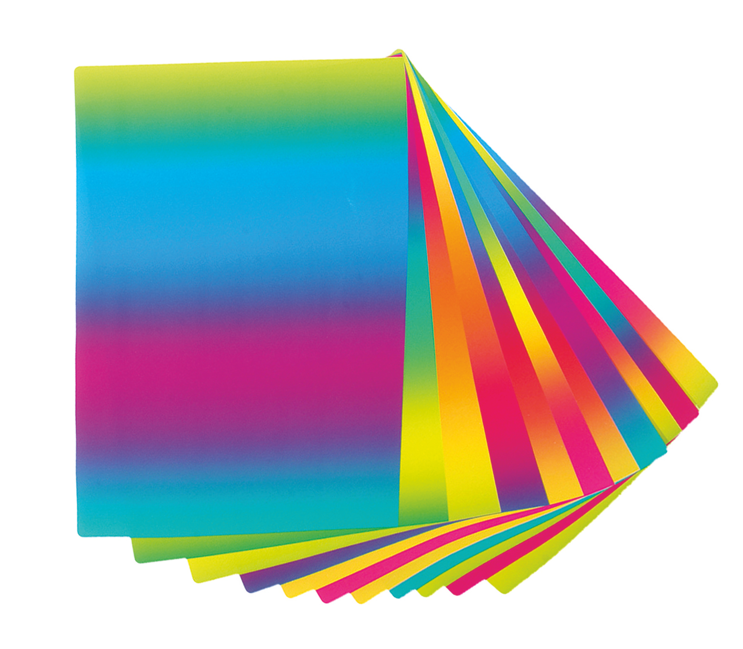 Fotokarton, 10 Bogen regenbogen (50 x 70 cm)
