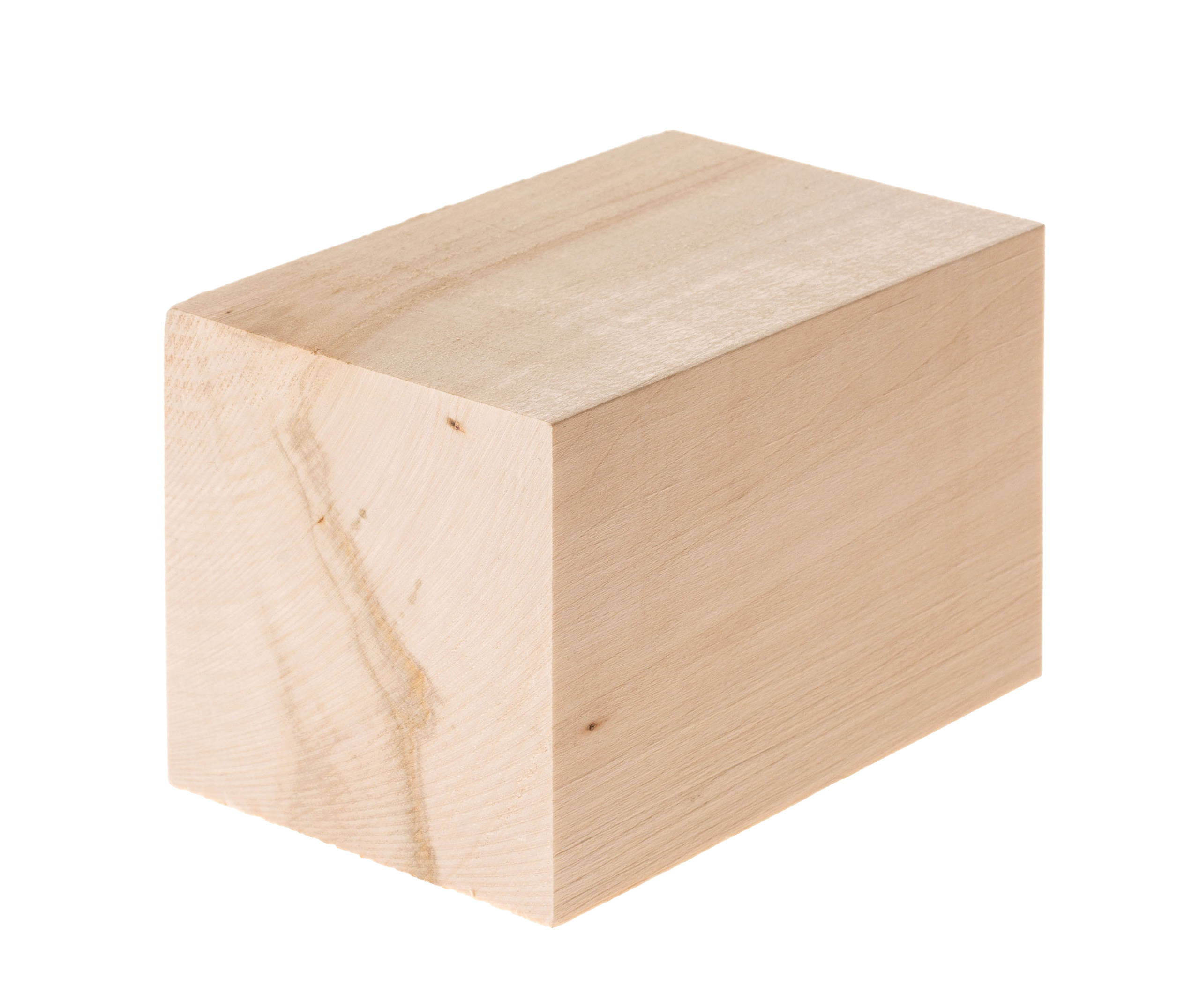 Lindenholz 80 x 80 x 120 mm