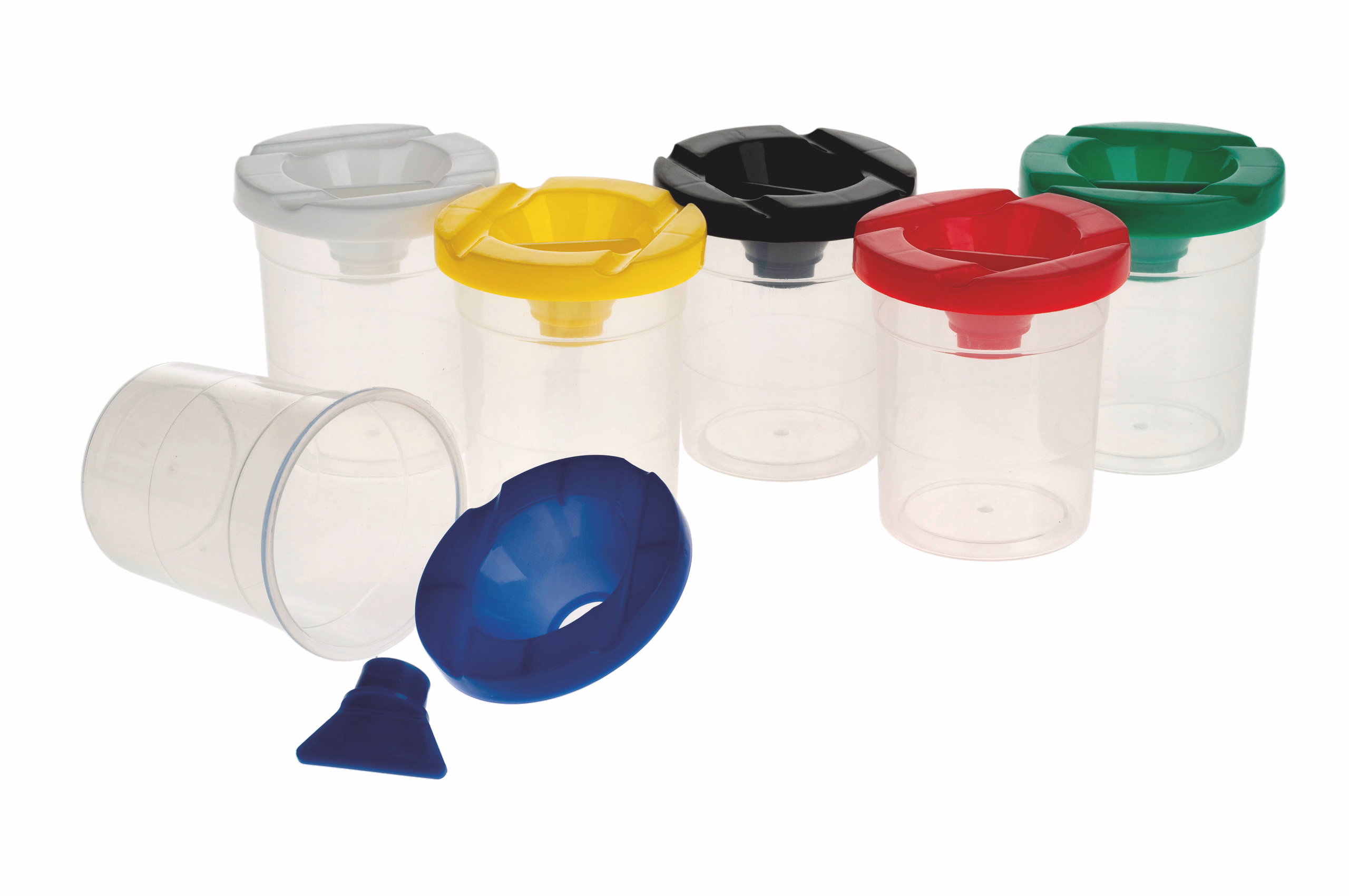 Gobelets pour pinceaux, set de 12 pièces