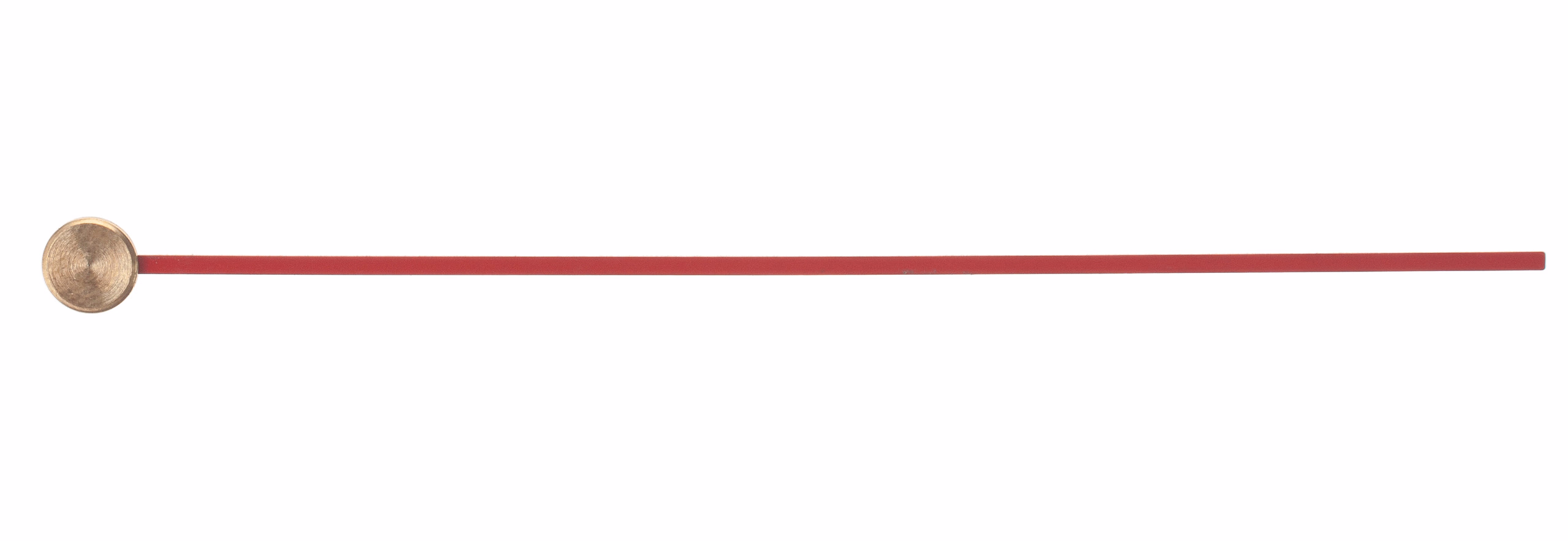 Segundero de aluminio (70 mm) rojo