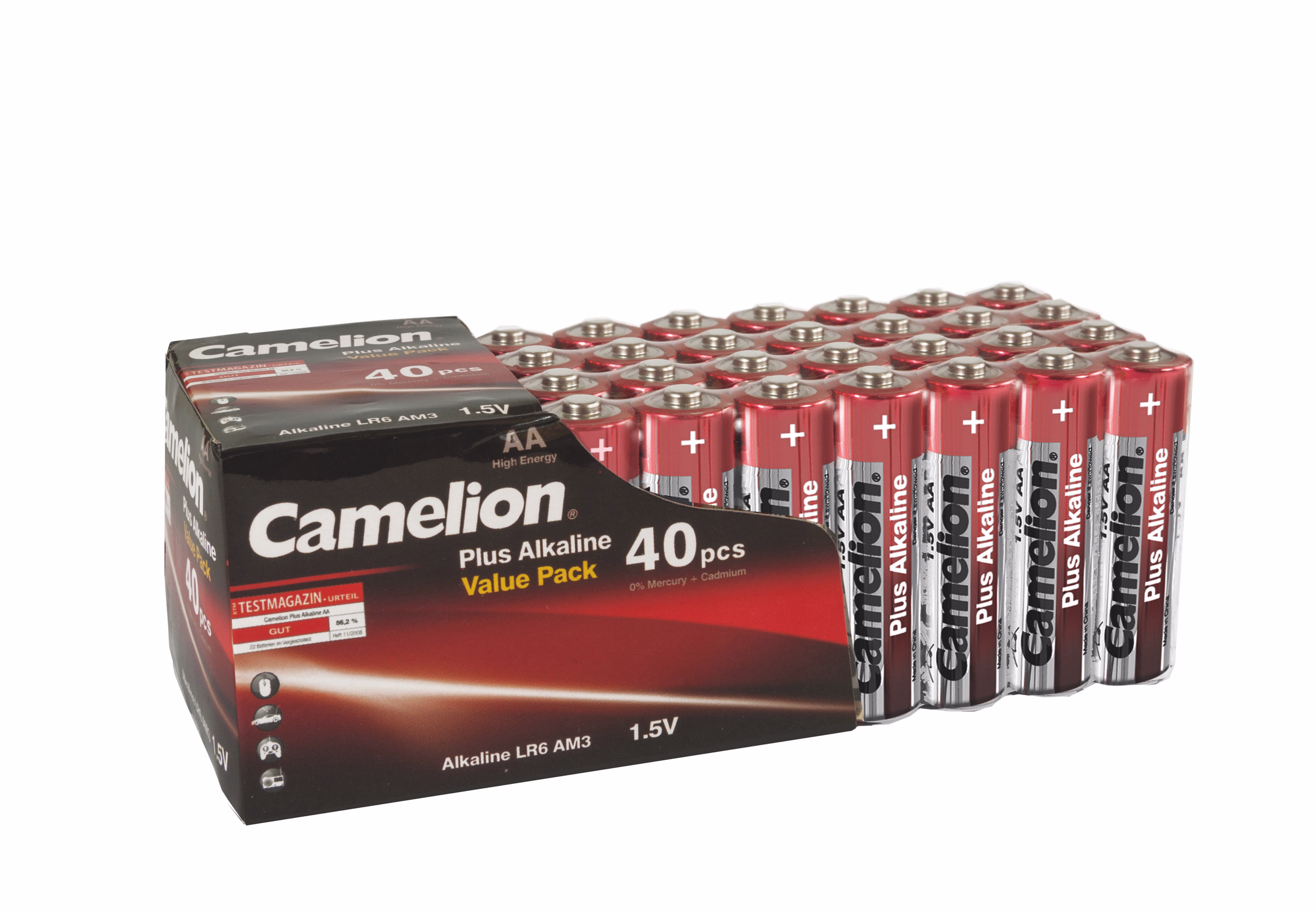 Camelion® Alkaline Plus AA, Mignon (40 Stück)