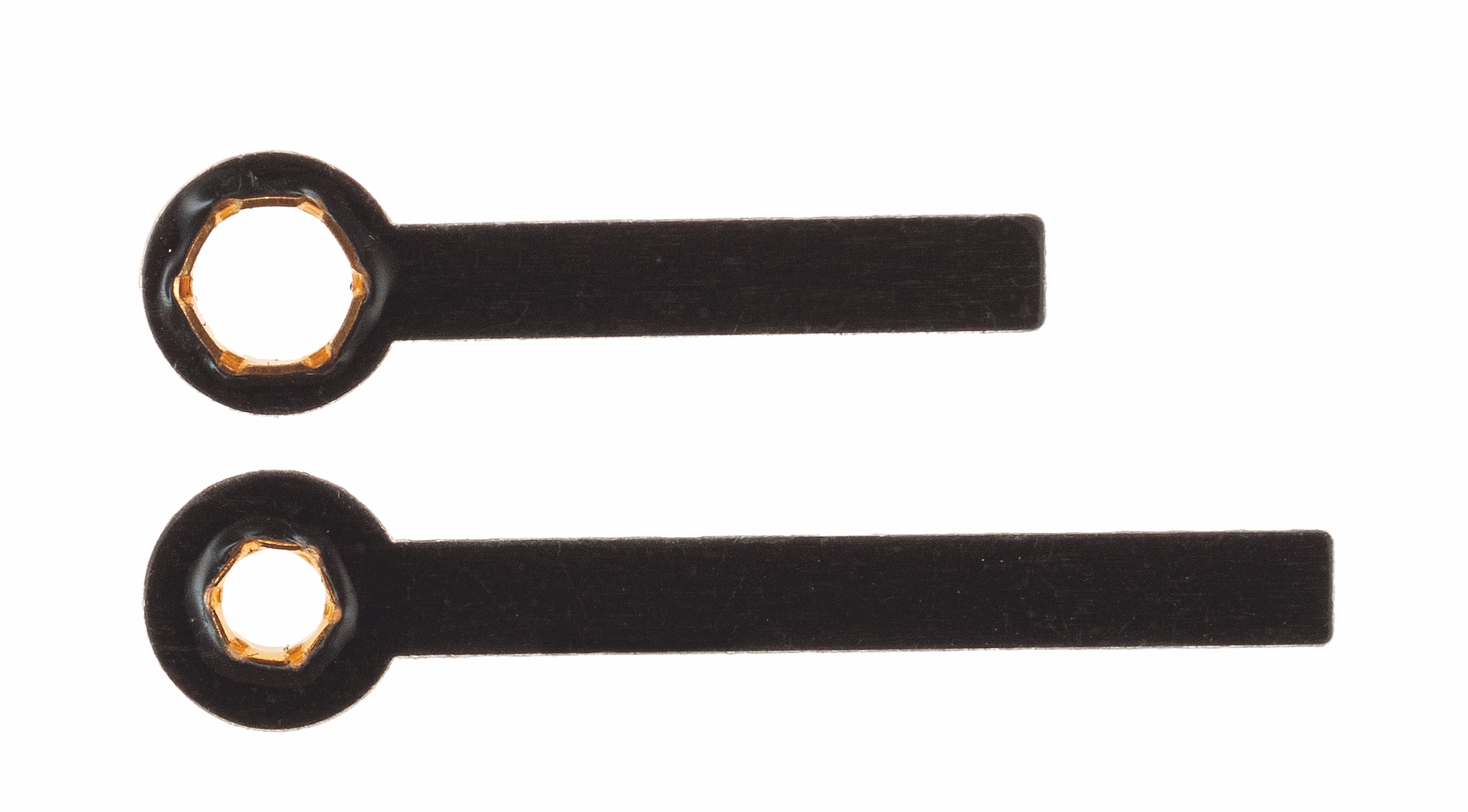 Metalen wijzers (35/25 mm) zwart