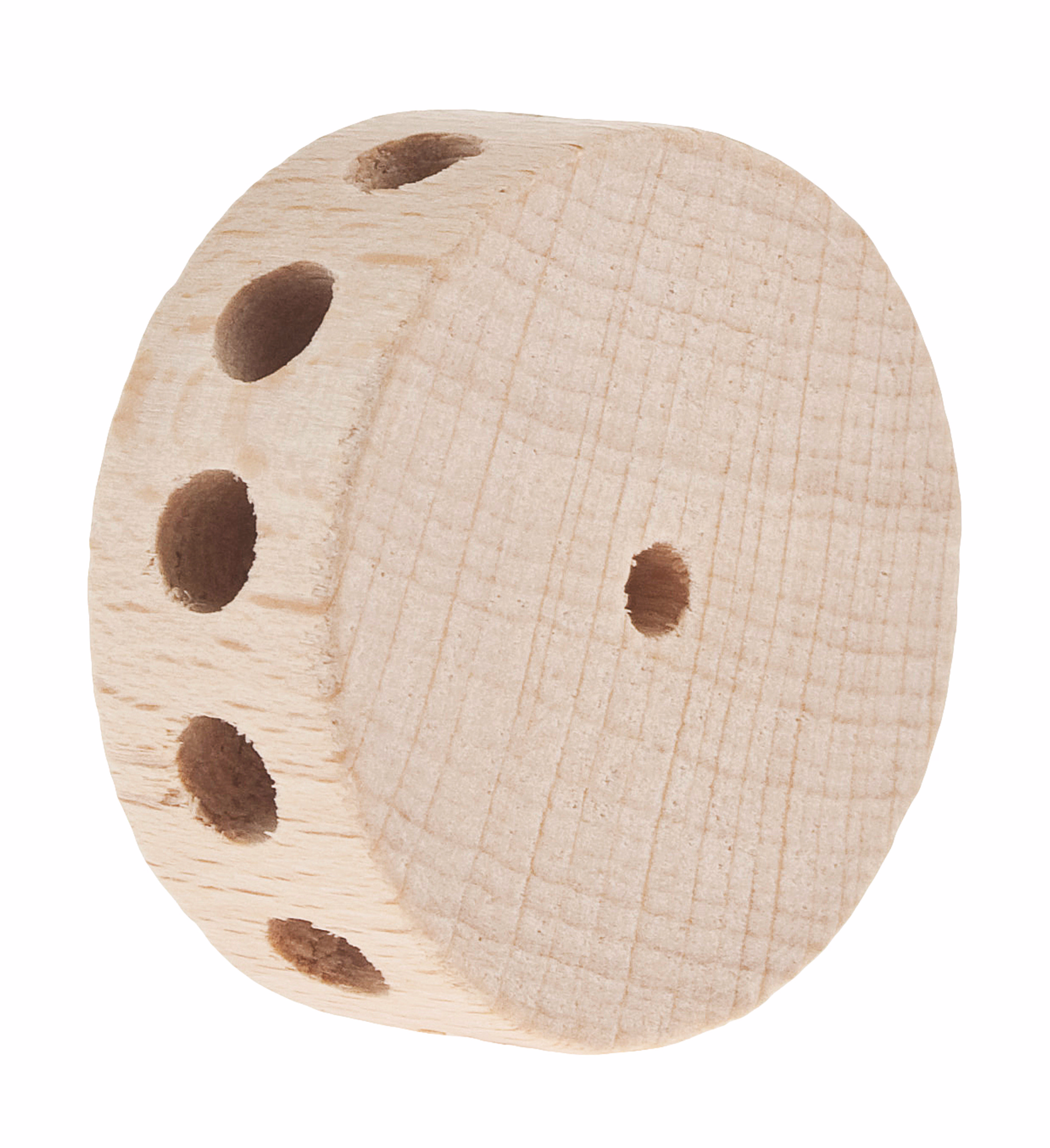 Buchenholzrad mit Bohrung (40 x 15 mm)