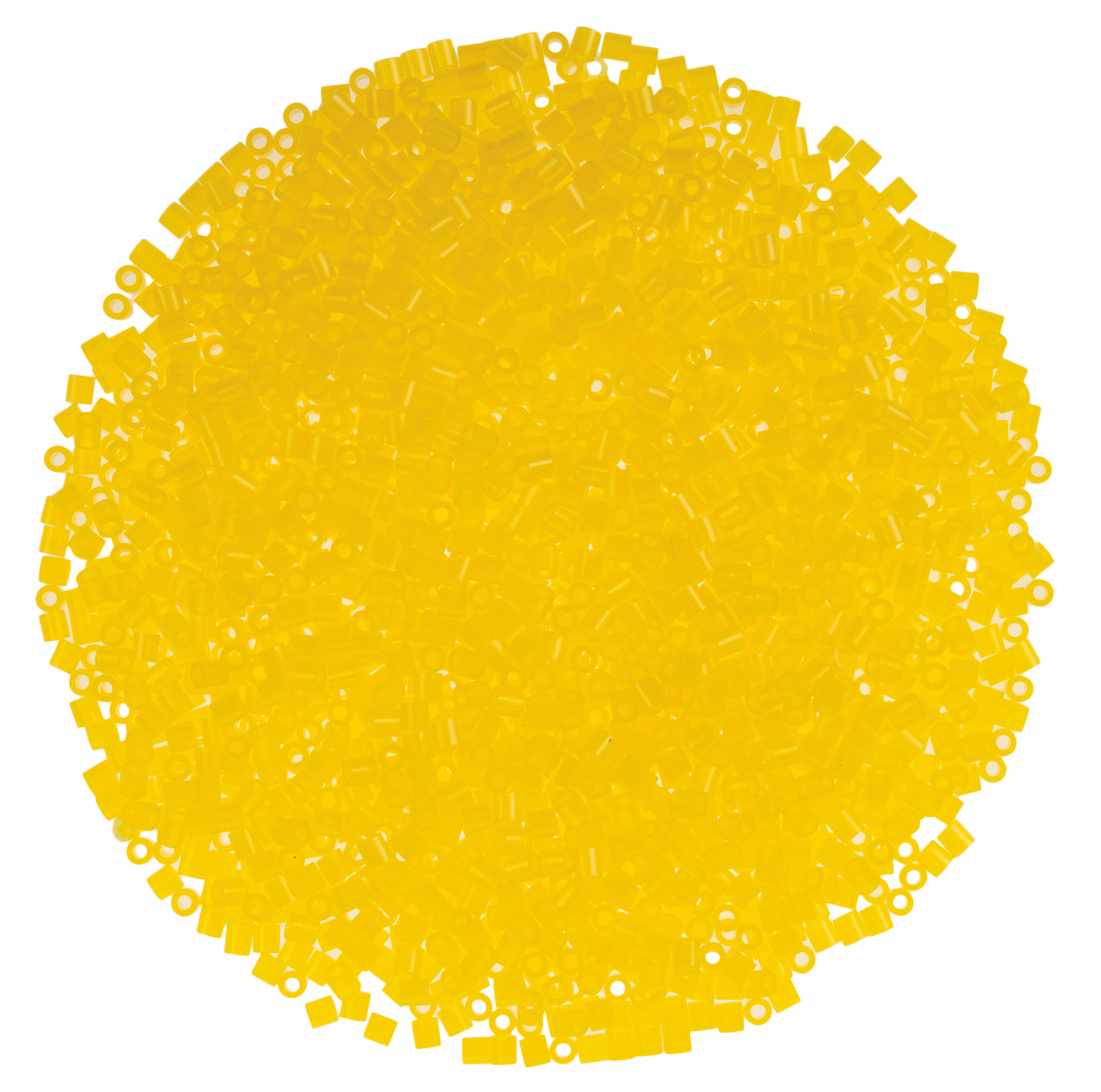 Bügelperlen, 6000 Stück transparent gelb
