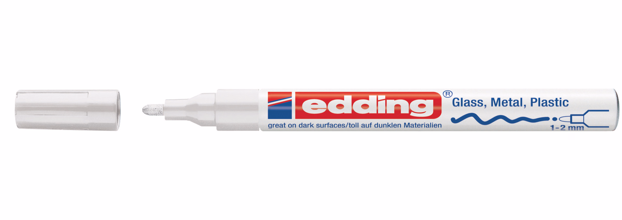 edding 751 Lackmarker, weiß (1-2 mm)