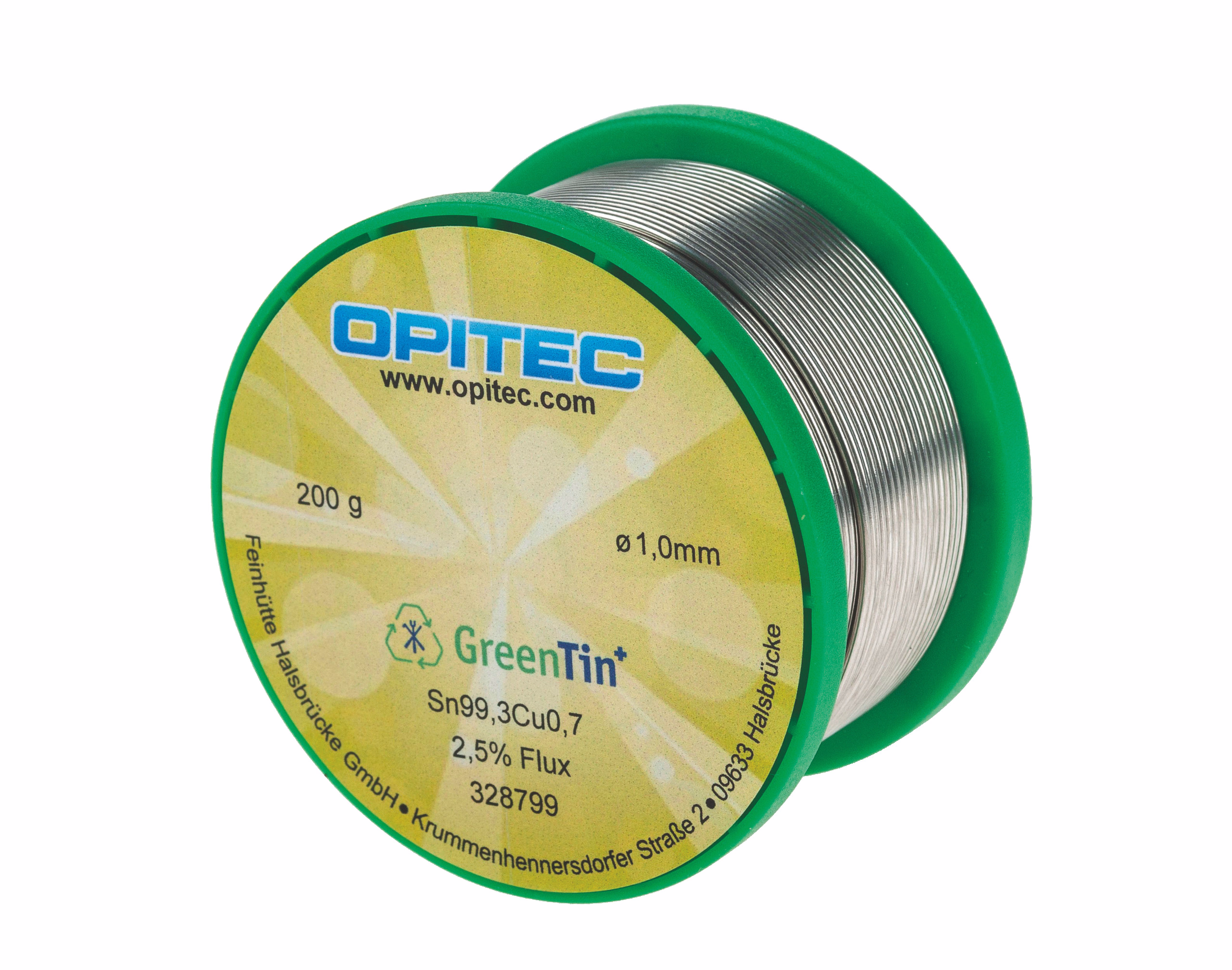 OPITEC elektr. soldeer 1 mm (Sn99,3Cu0,7) 200 g