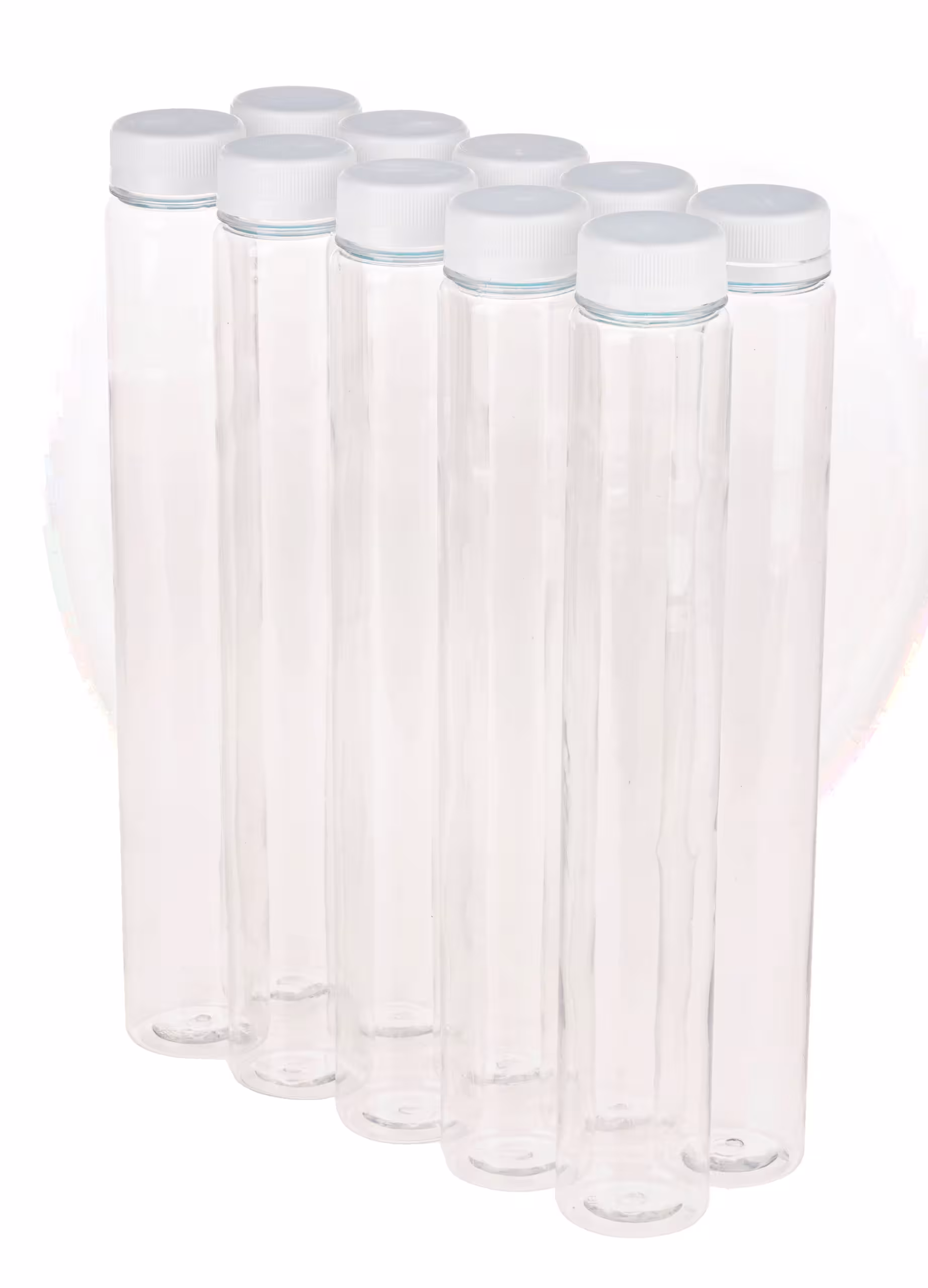 Tube à essai avec bouchon, 10 pièces