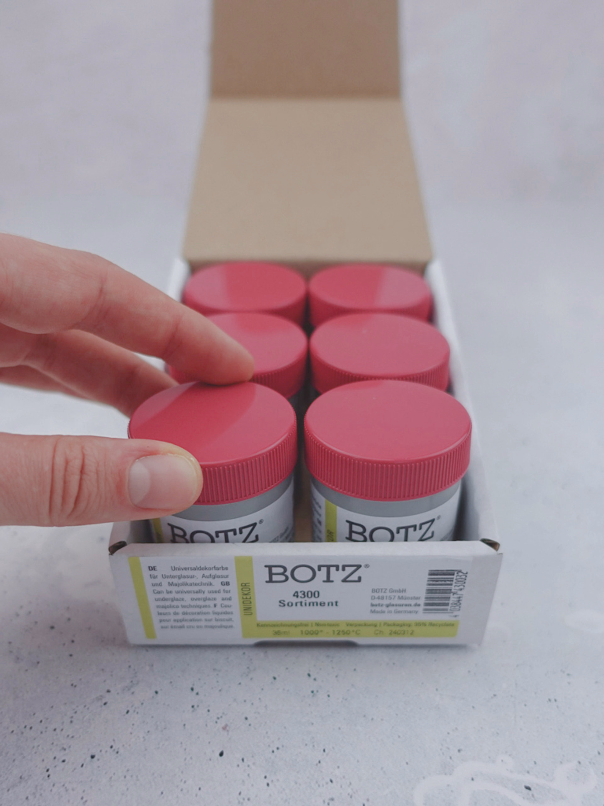 Unidekor-Farbe Botz, 6 x 36 ml