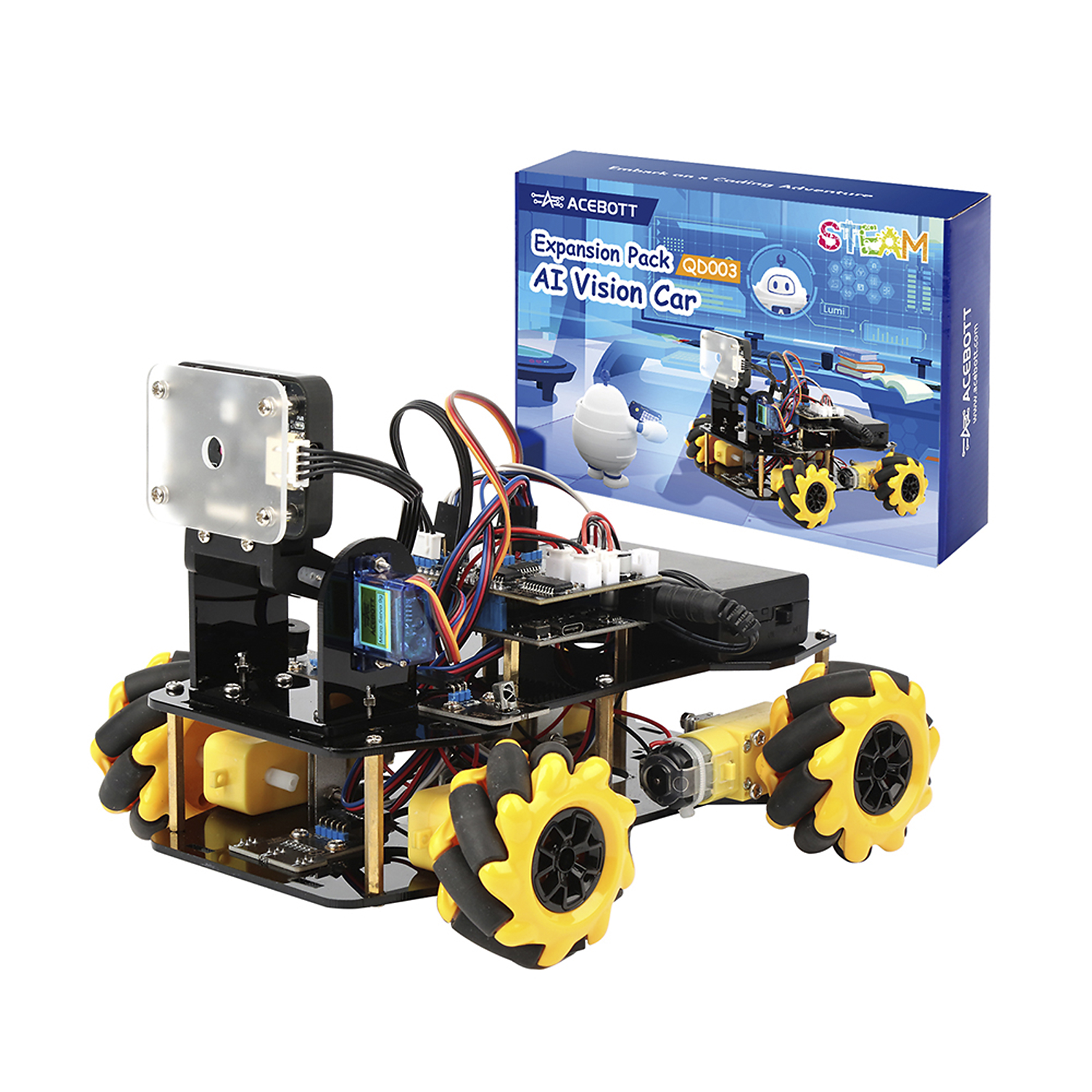 Acebott AI Vision Kit uitbreiding voor Basic Smart Cart Starter Kit