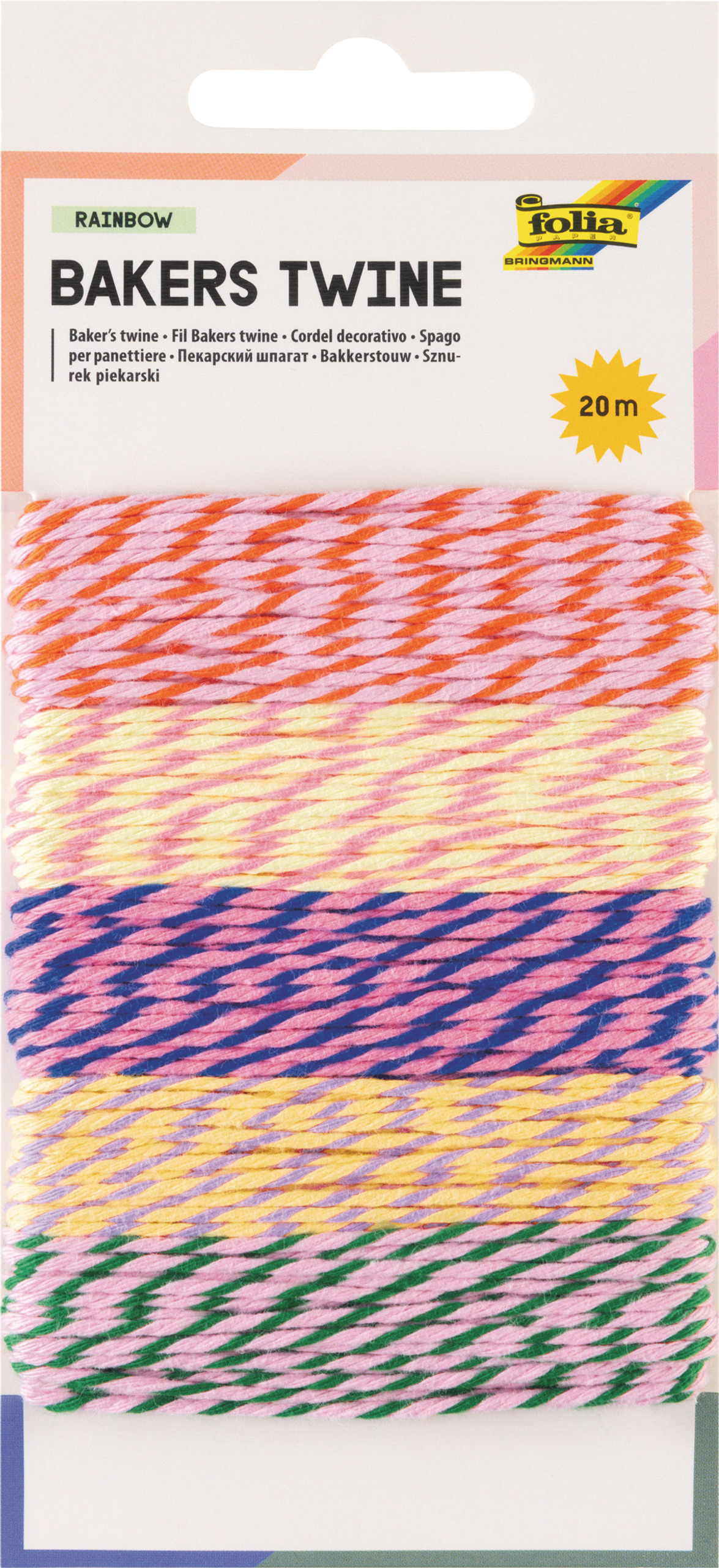 Cordon de coton - Set Rainbow