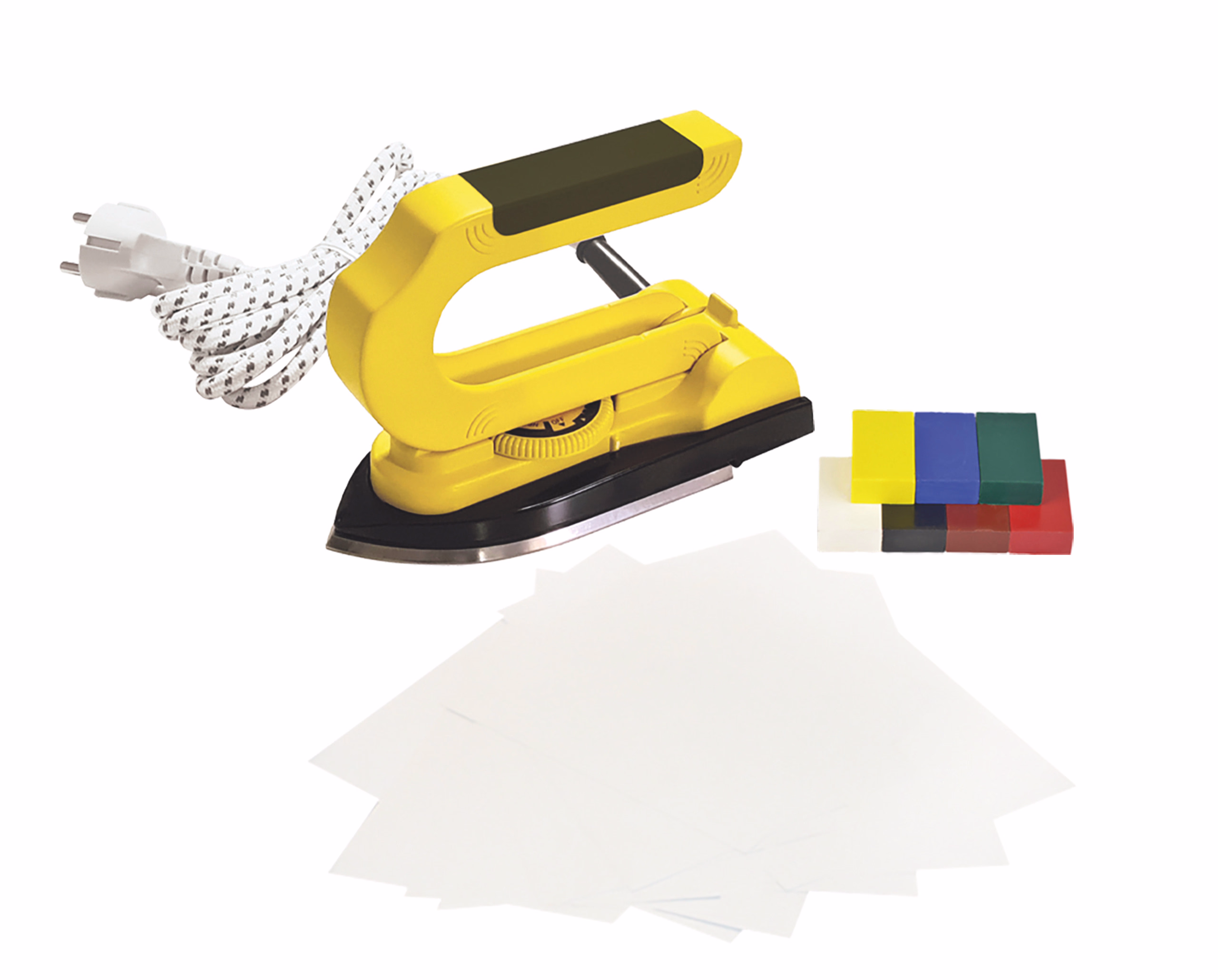 Encaustic strijkijzer set, 18-delig