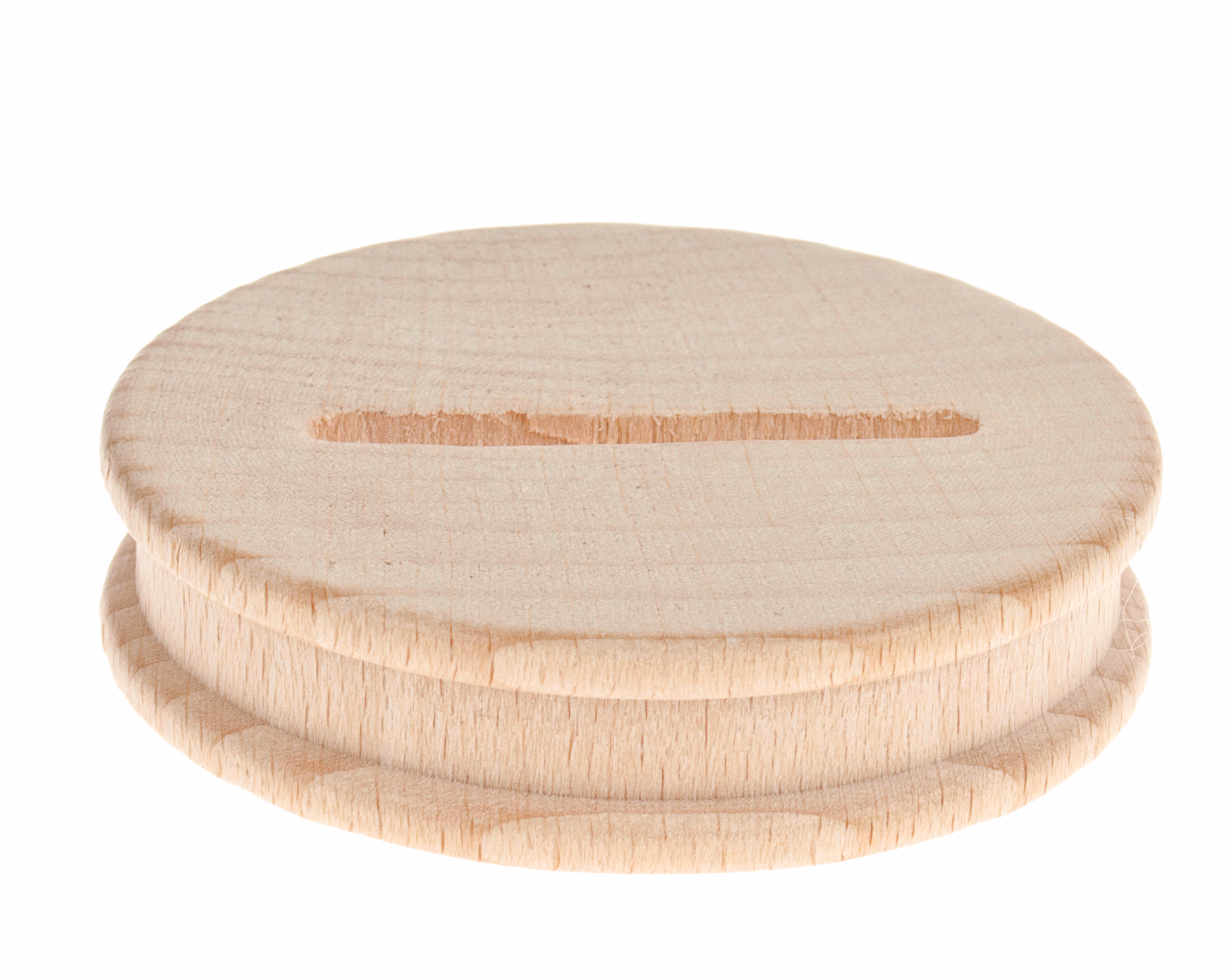 Disco di legno per salvadanaio, 1 pezzo