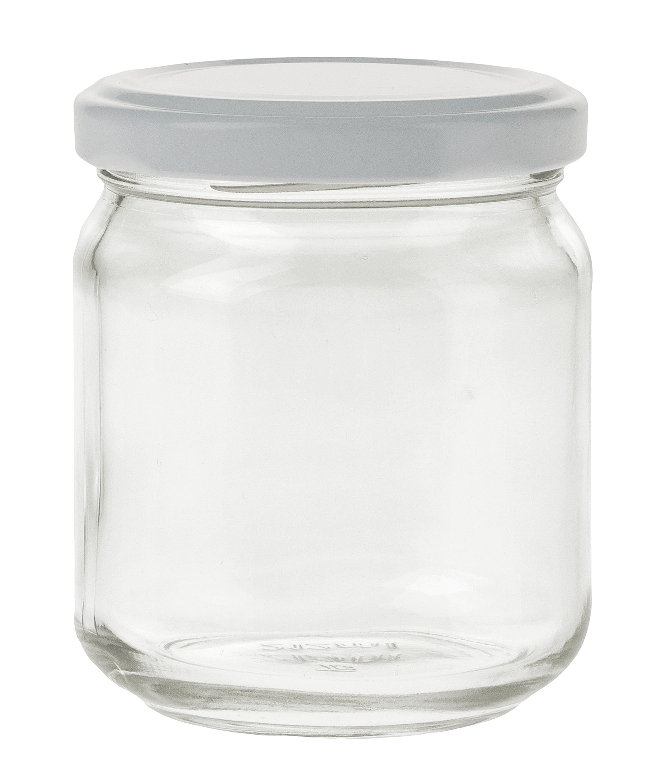 Glas mit Deckel (65 x 80 mm)