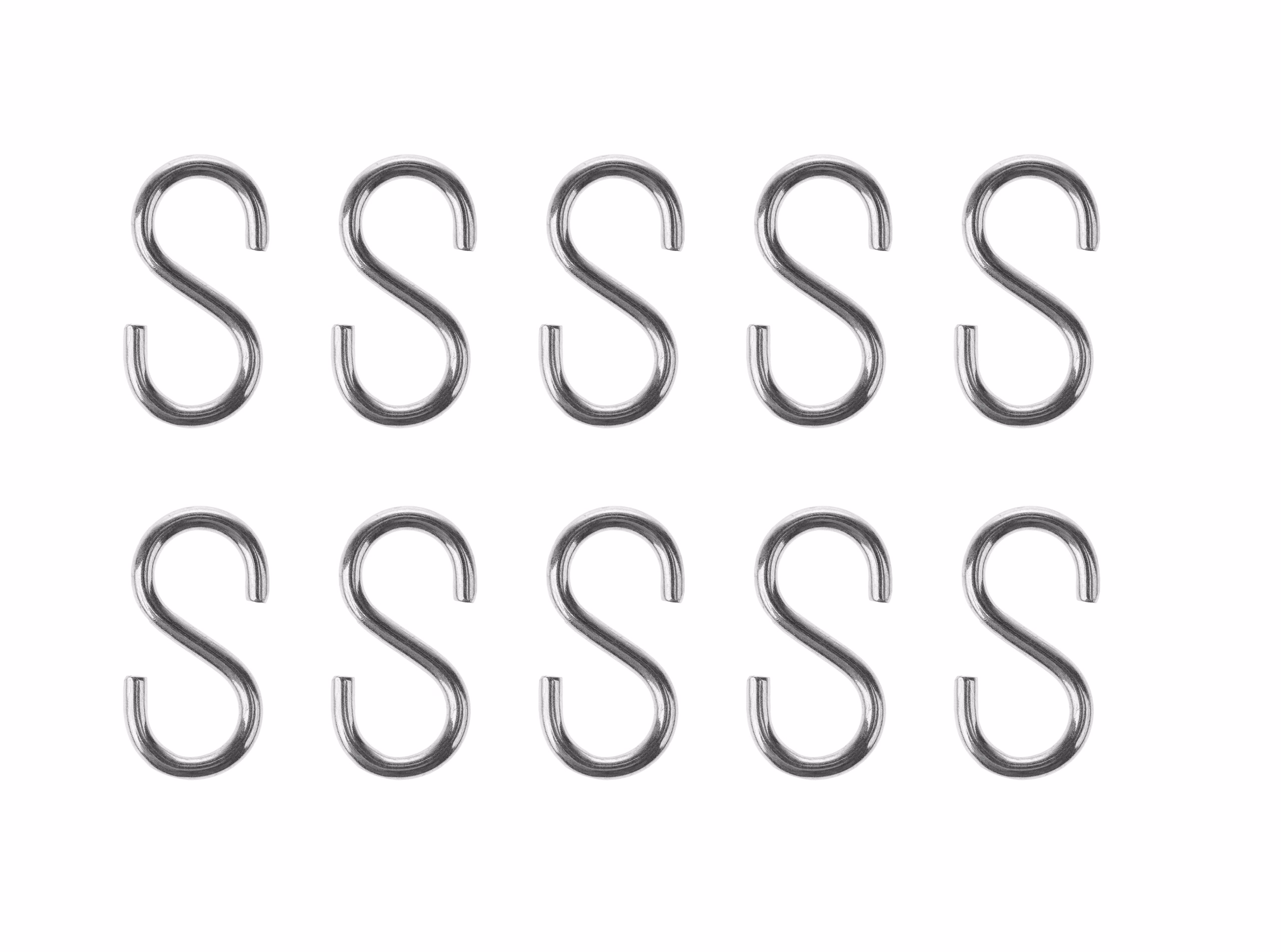 Metallo - ganci ad S, ca. 2,2 x 25 mm