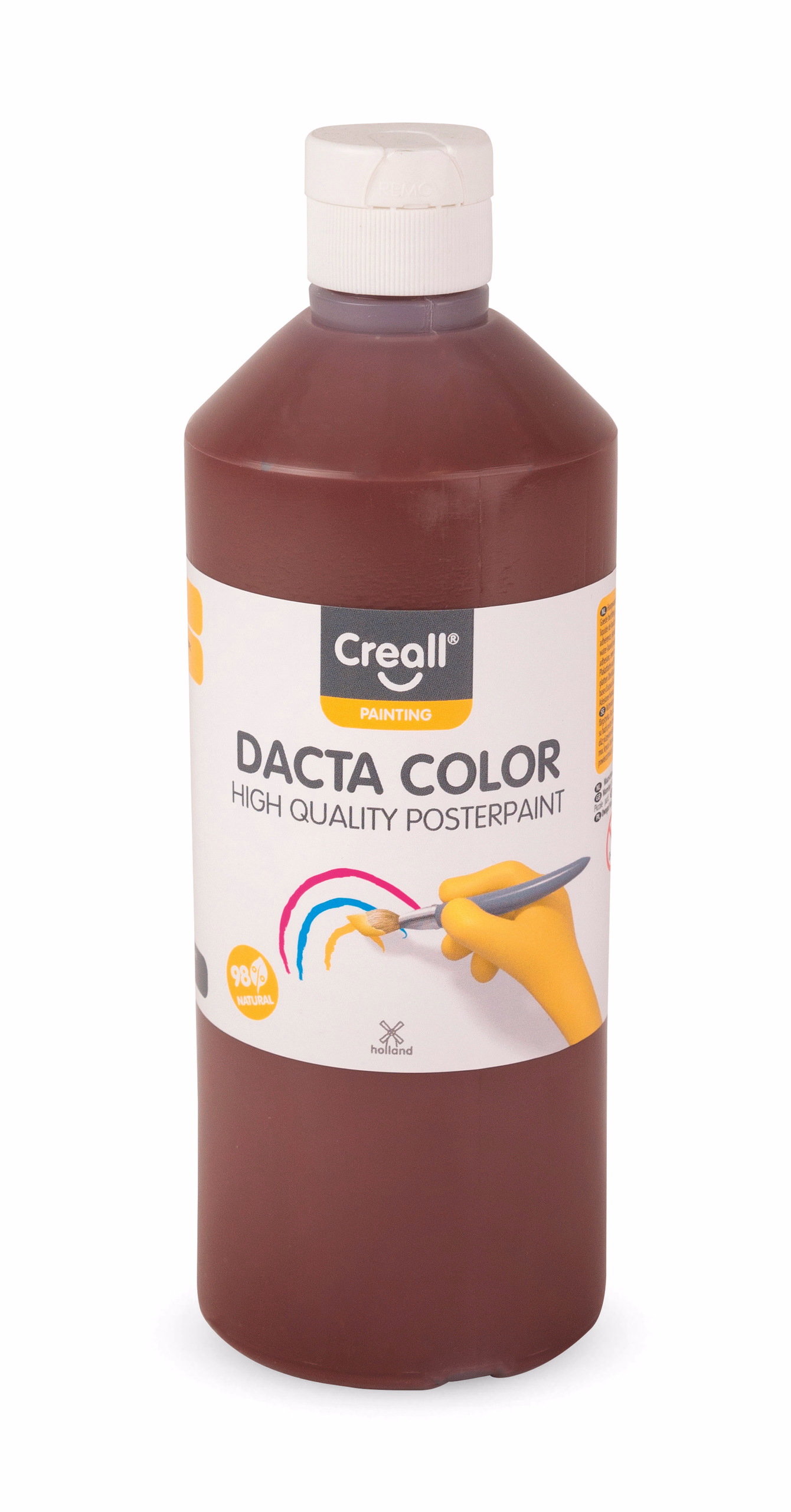 Plakat-/Schulmalfarbe Dacta, 500 ml dunkelbraun