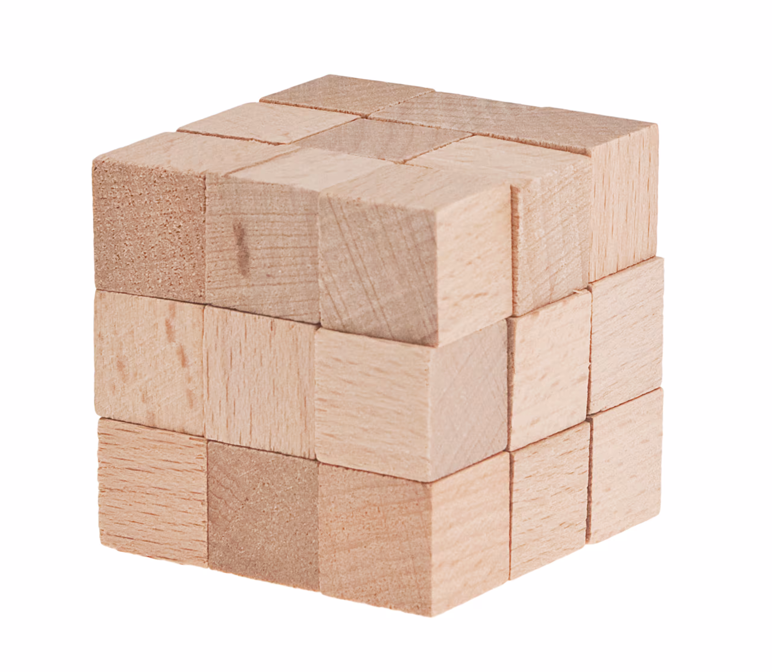 SOMA houten blokjes (15 x 15 x 15 mm) 27-delig